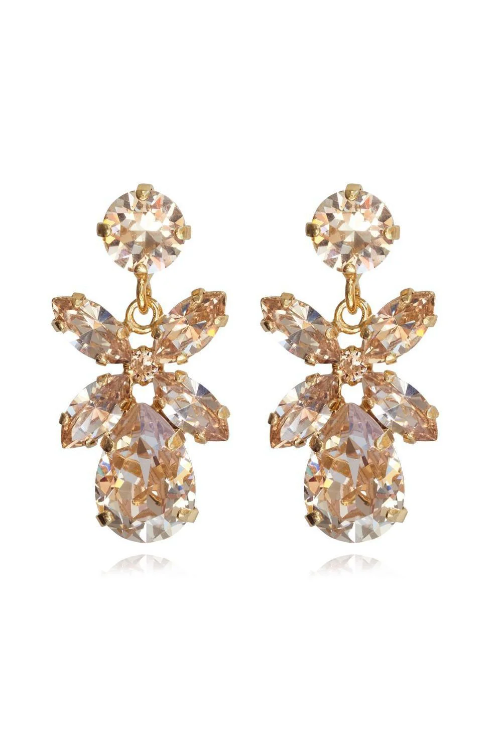 MINI DIONE EARRINGS GOLD  Silk
