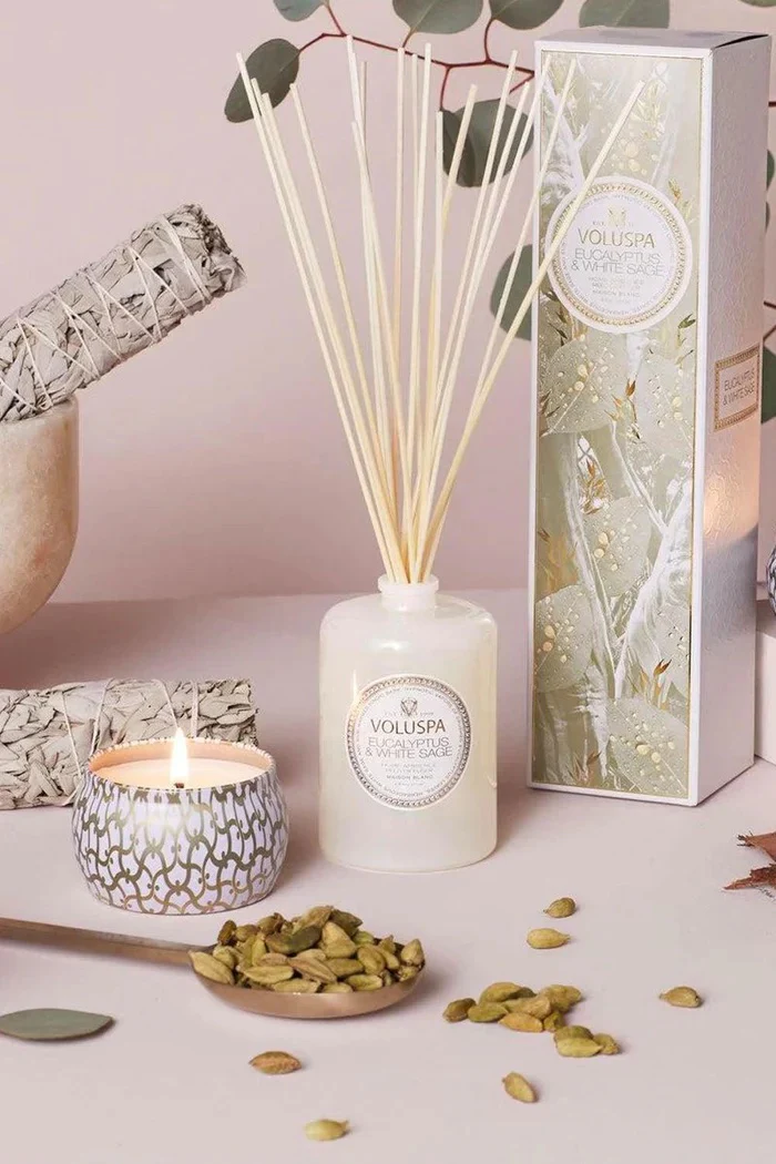 REED DIFFUSER 177ML EUCALYPTUS & WHITE SAGE  Eucalyptus & White Sage - Image 2