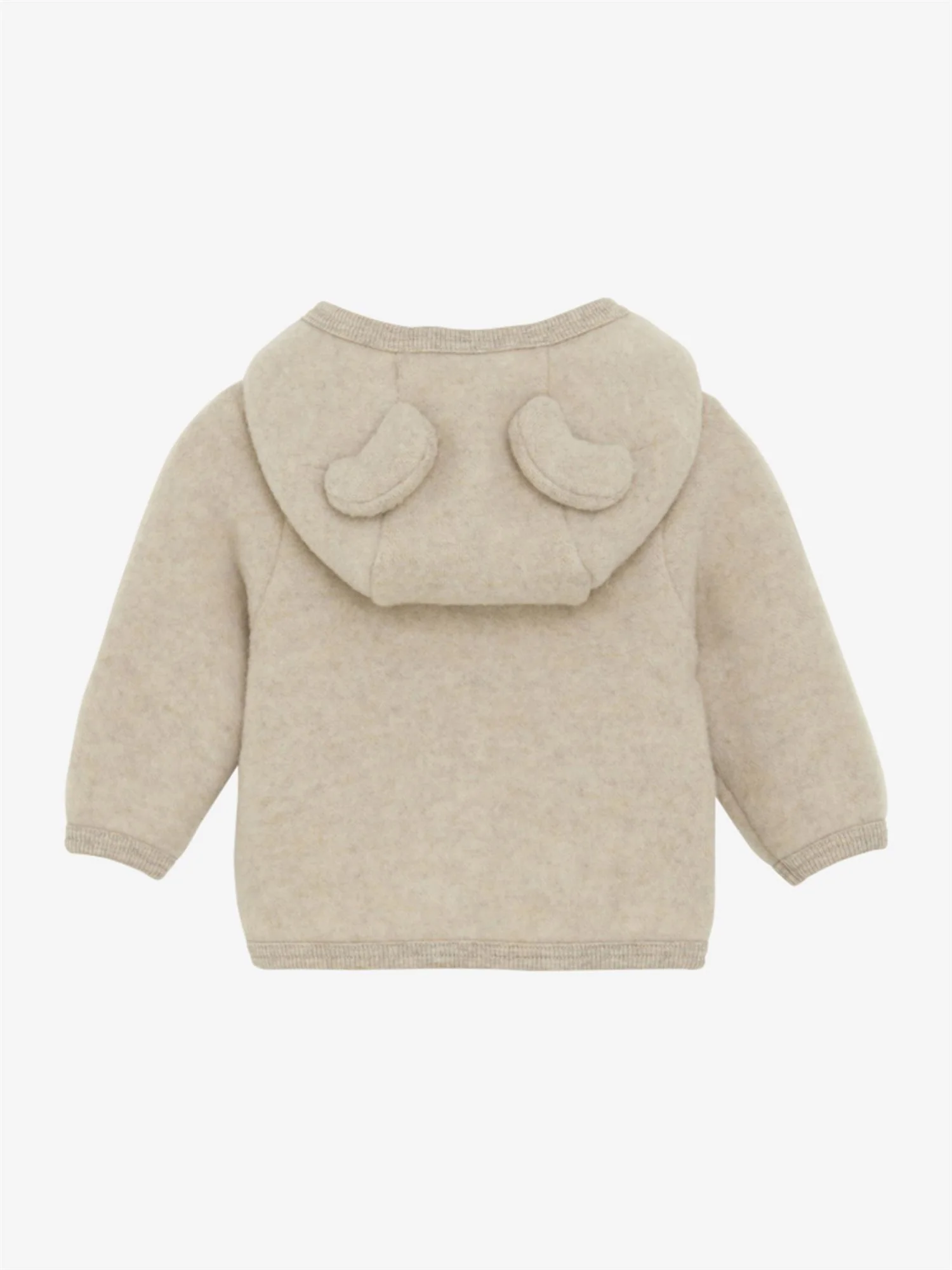 Jacket Ears Wool Fleece (M) Camel Melange - Image 2