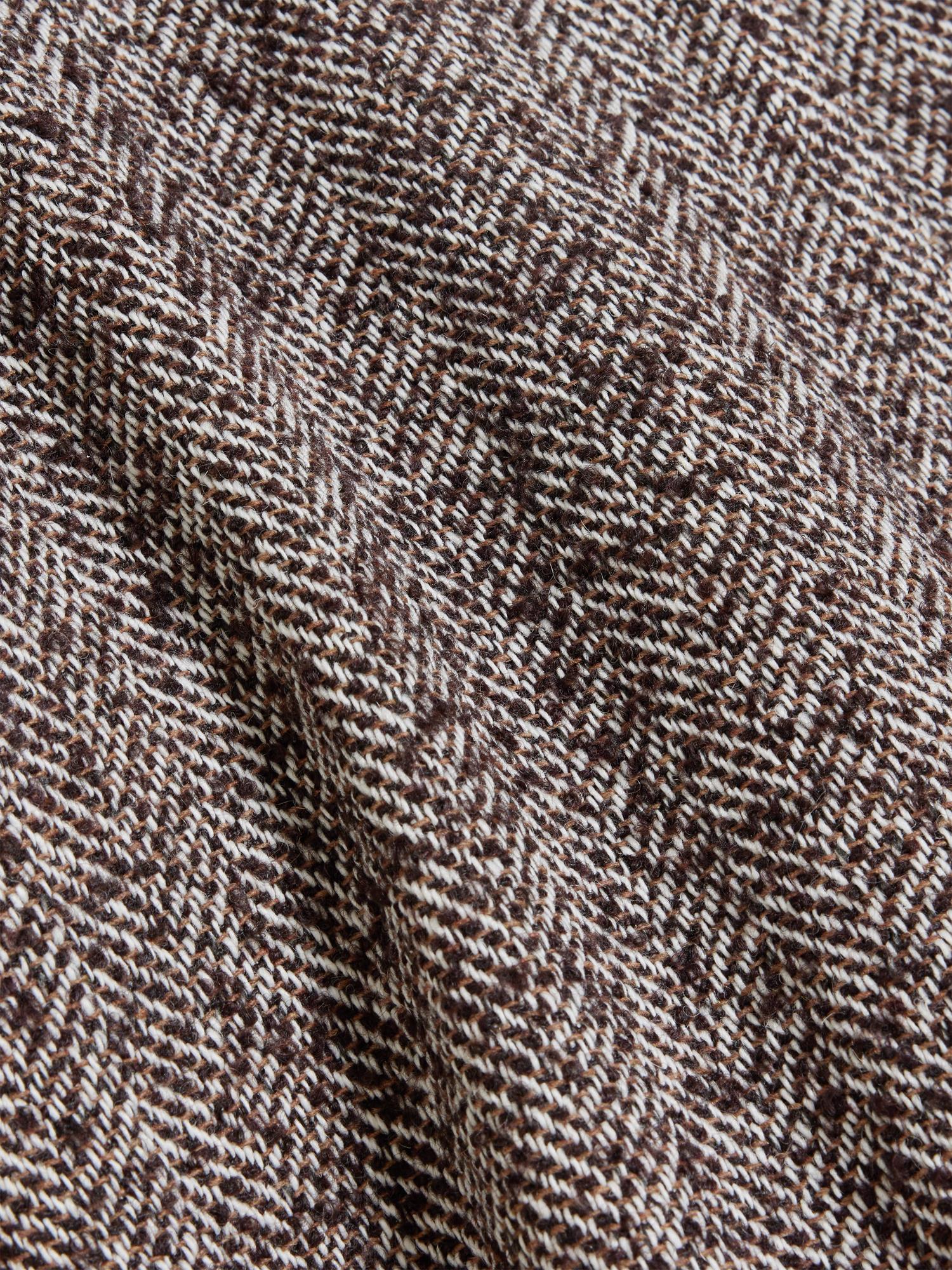 Emi Herringbone Trouser  Brown Mix - Image 3