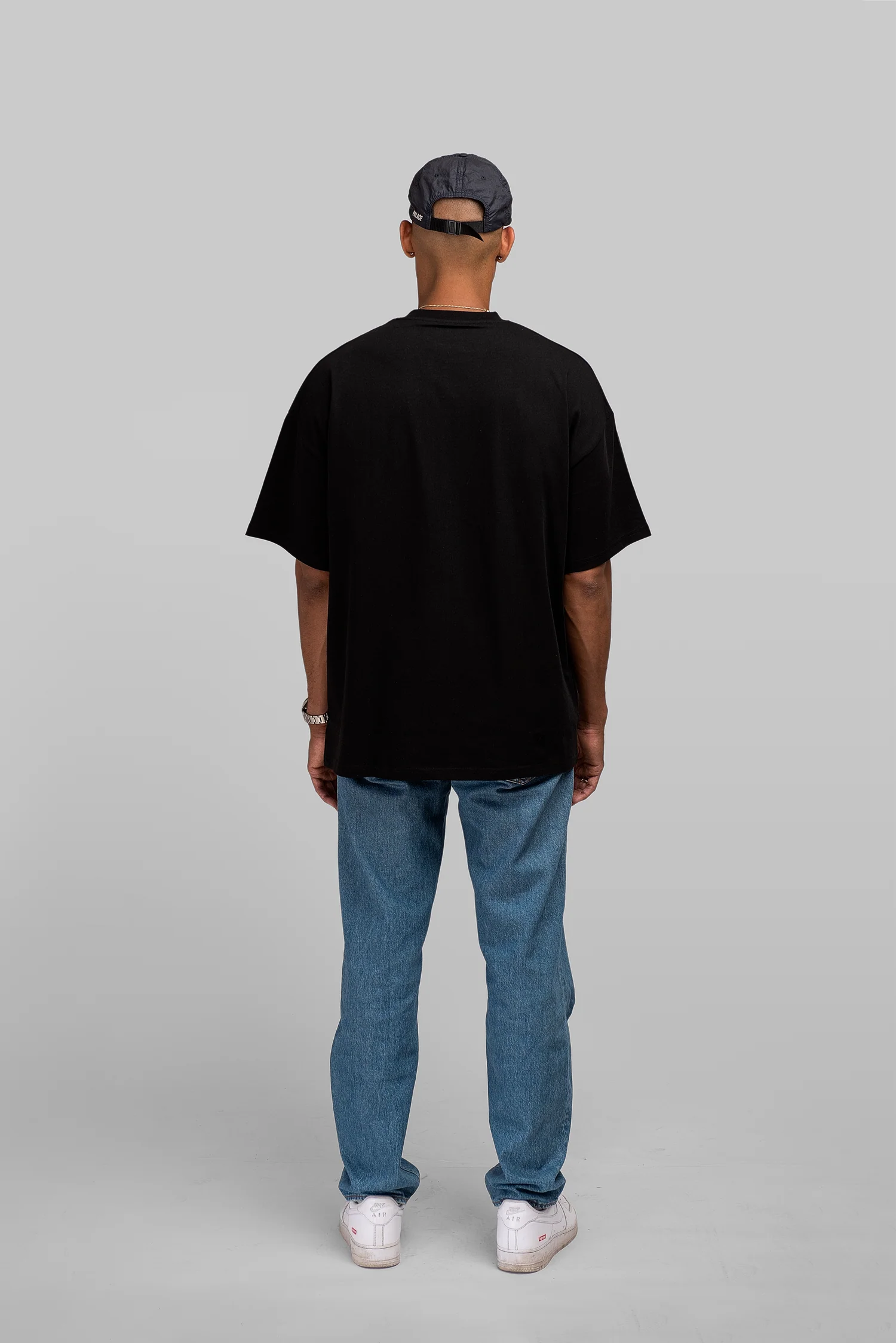BOX FIT T-SHIRT  Black - Image 8
