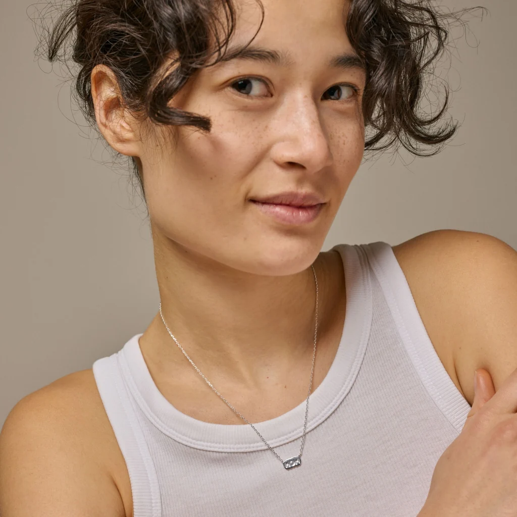 NECKLACE, MOM Silver - Image 2