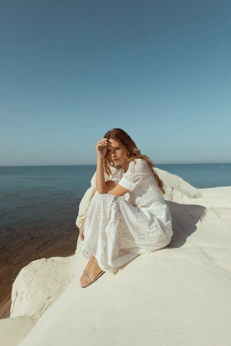 Delia Dress  White - Image 2