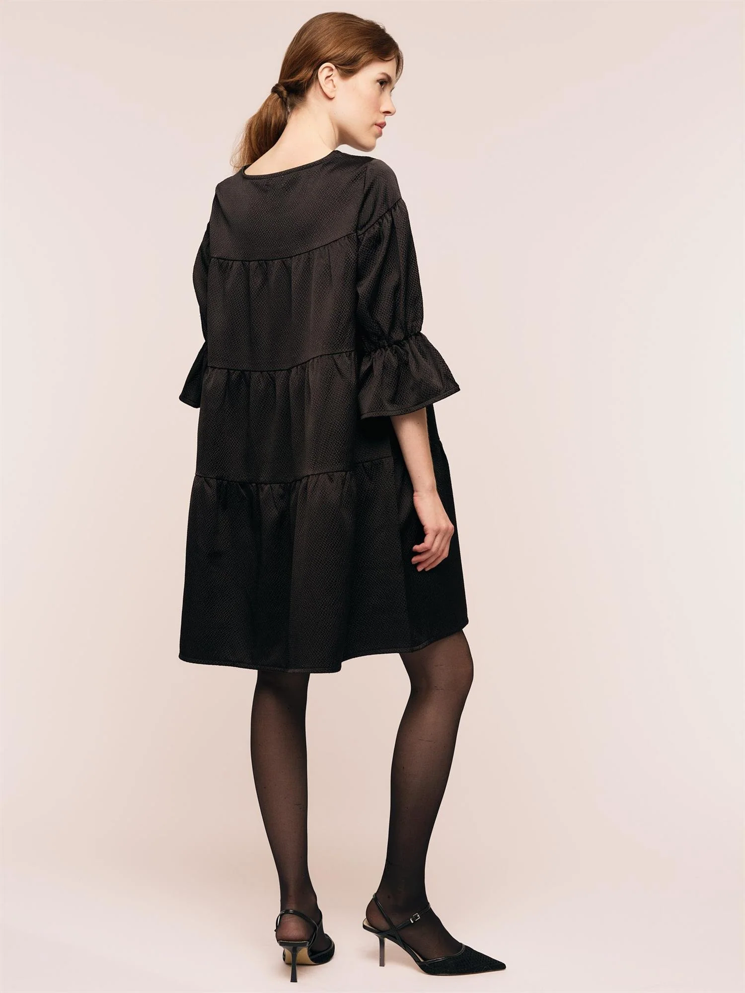 Vesta Dress  Black - Image 3
