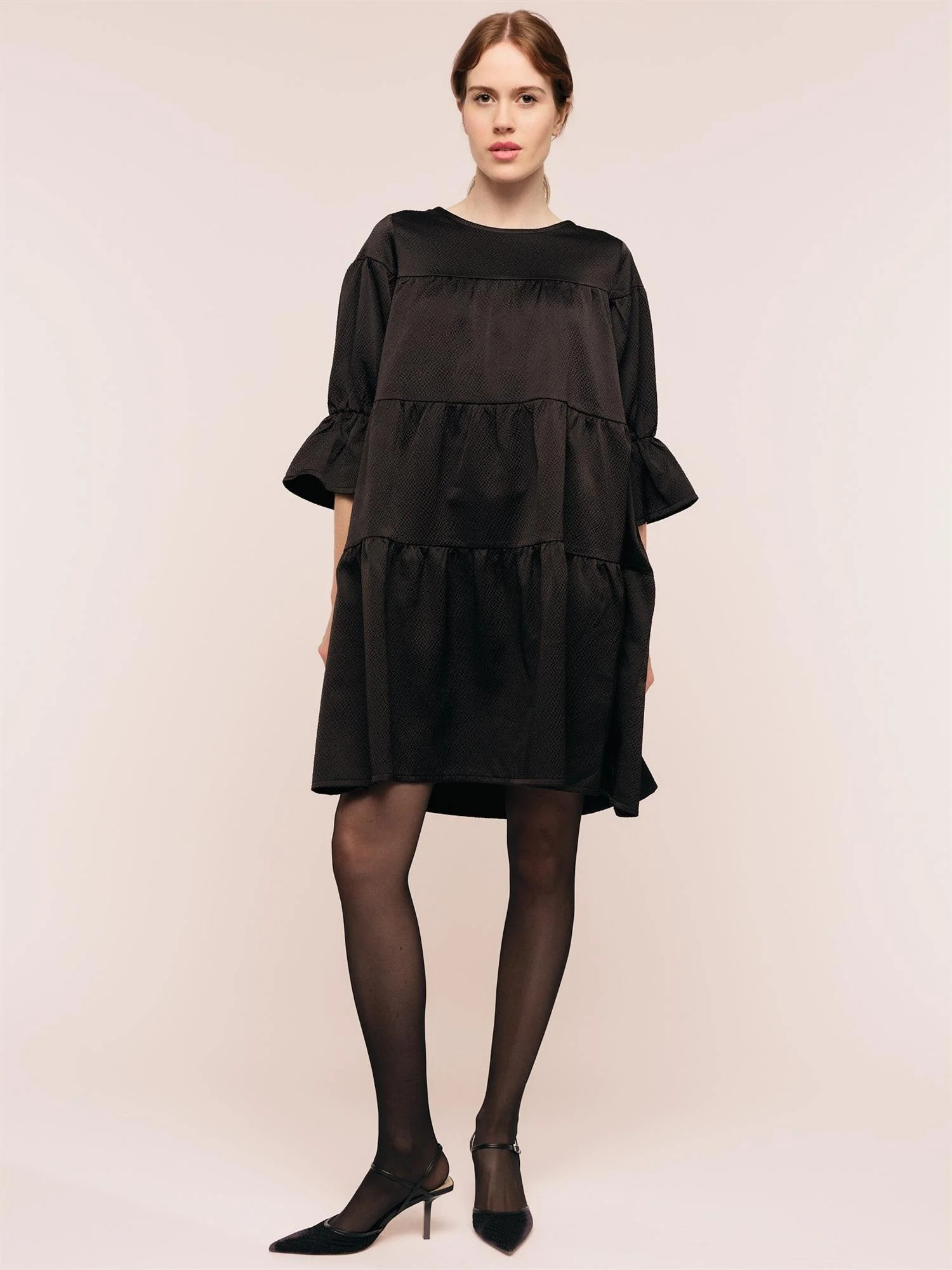 Vesta Dress  Black - Image 4