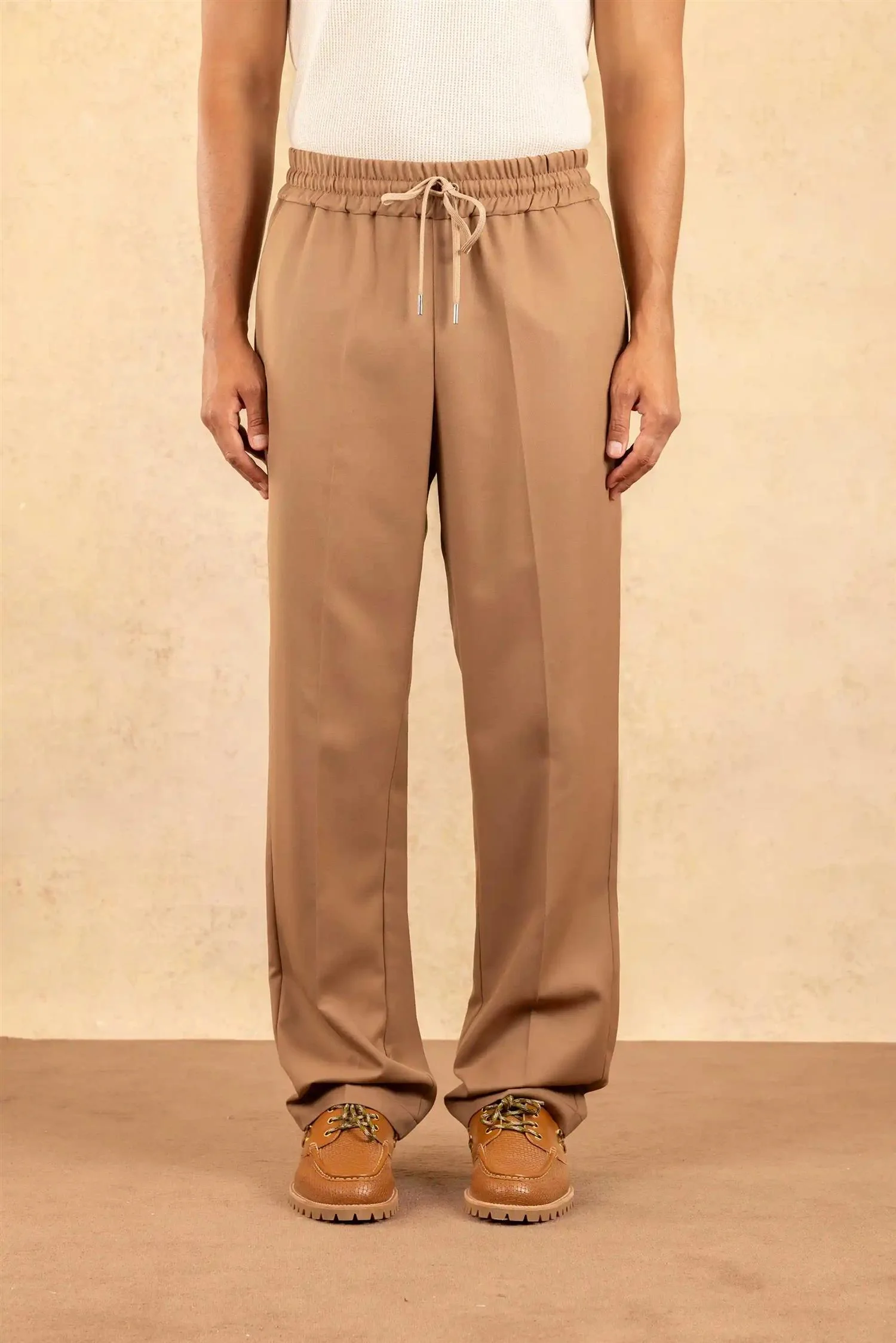 Le Pantalon Droit Ice Brown