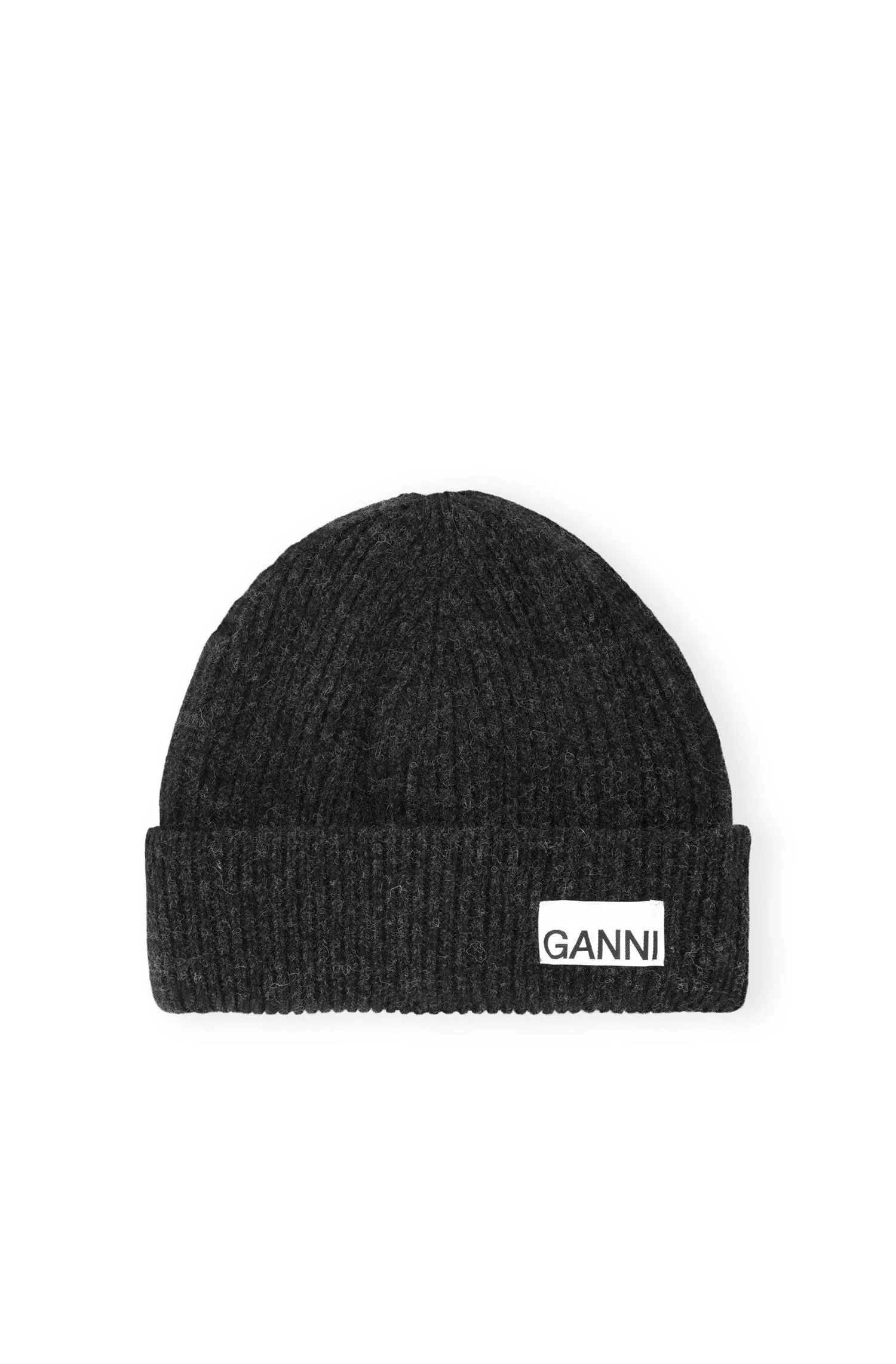 Light Structured Rib Knit Beanie  Phantom