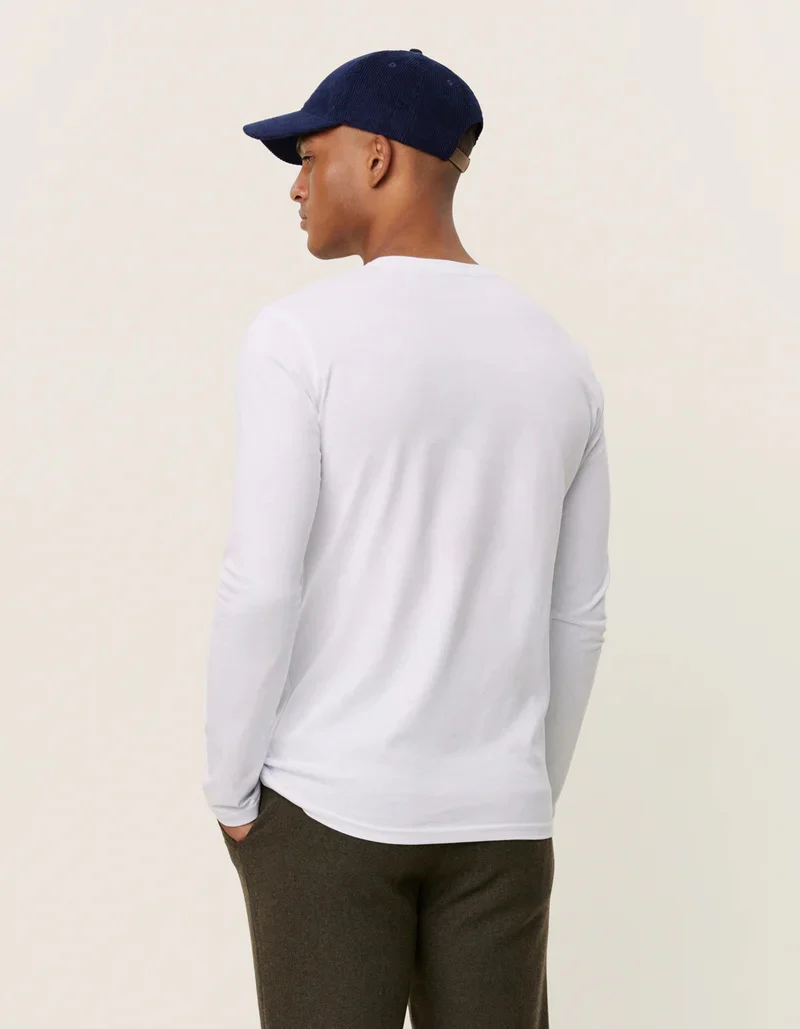 Nørregaard LS T-Shirt Tonal  White - Image 3