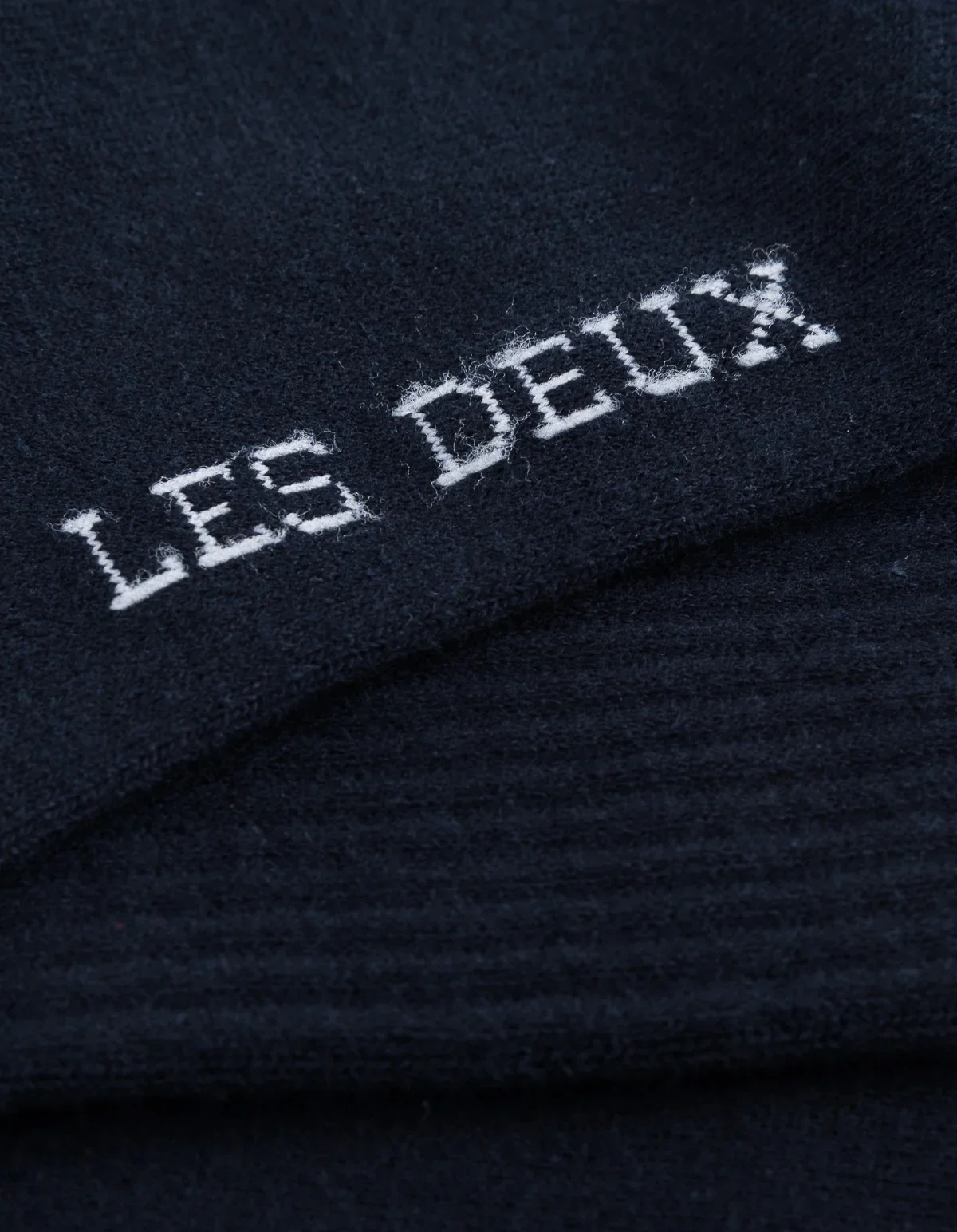 William Stripe 2-Pack Socks Dark Navy/Off White - Image 3