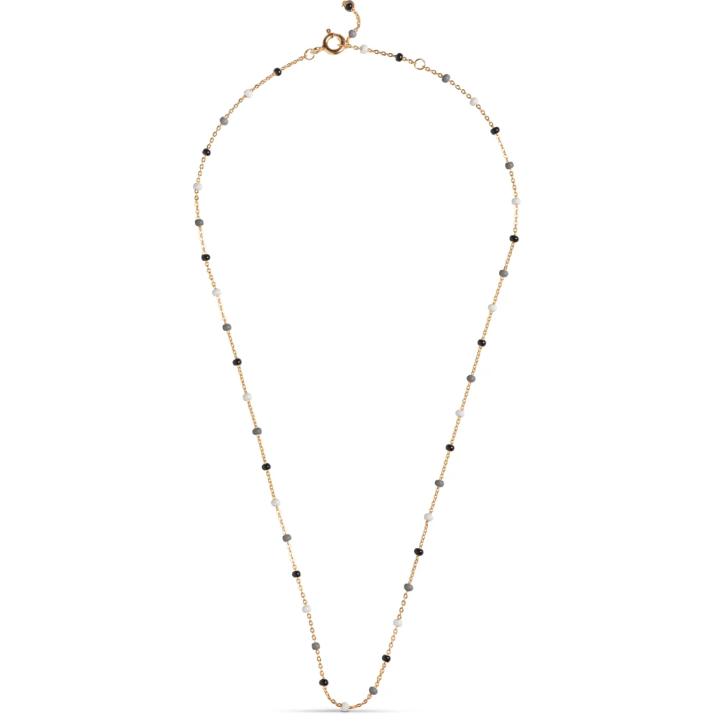 NECKLACE, LOLA Salt'n'pepper