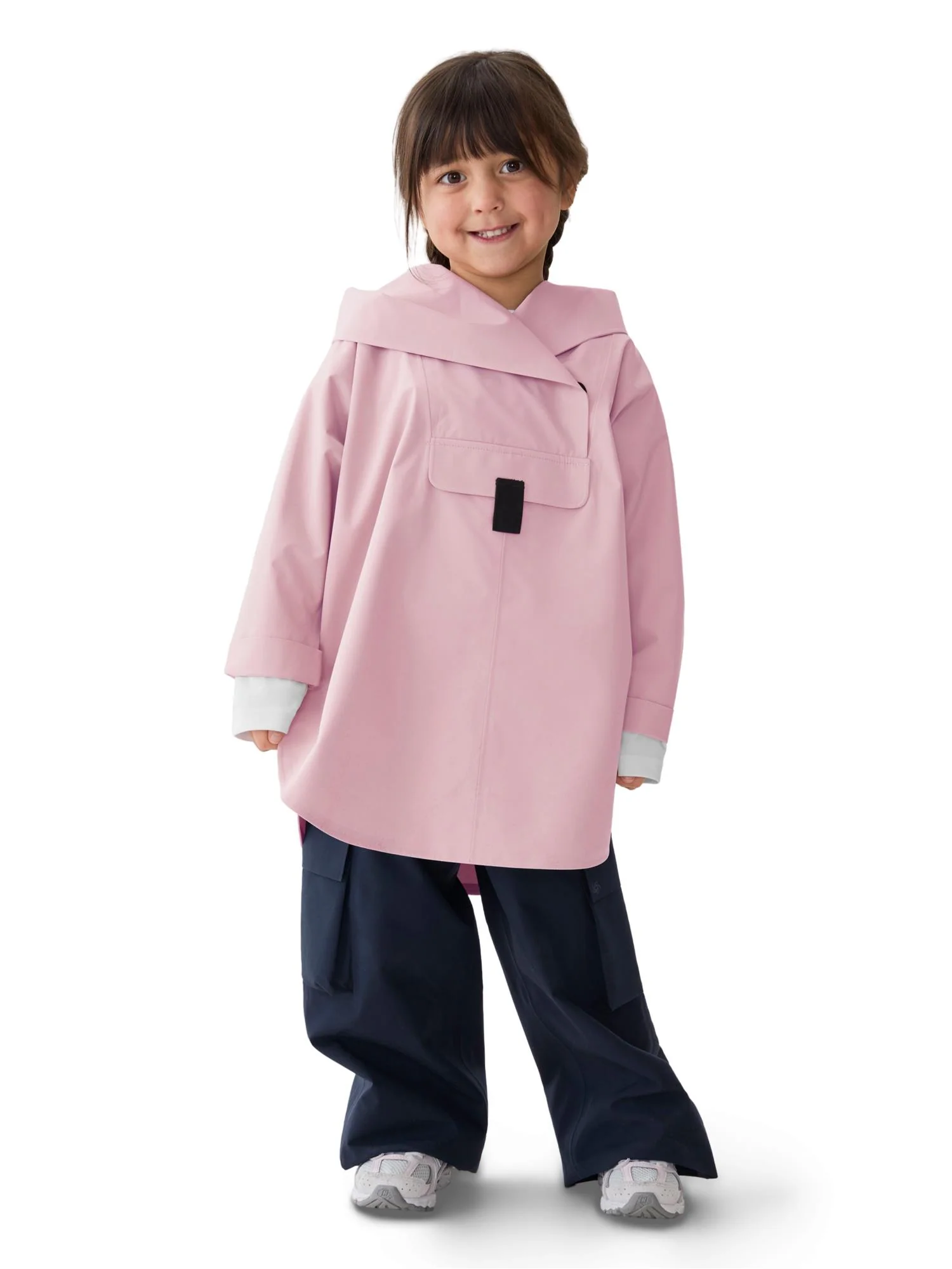 Bergen mini poncho Pink