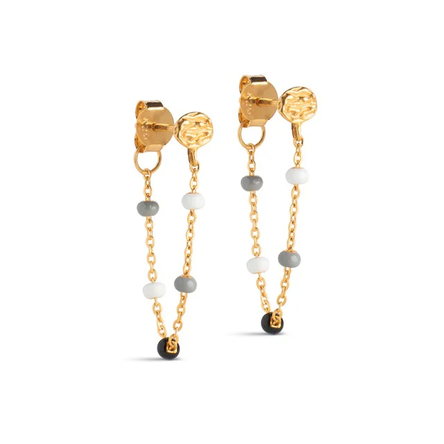 Lola Earring  Salt And Pepper