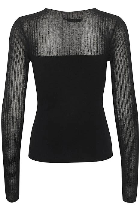 SameaGZ ls Blouse  Black - Image 2