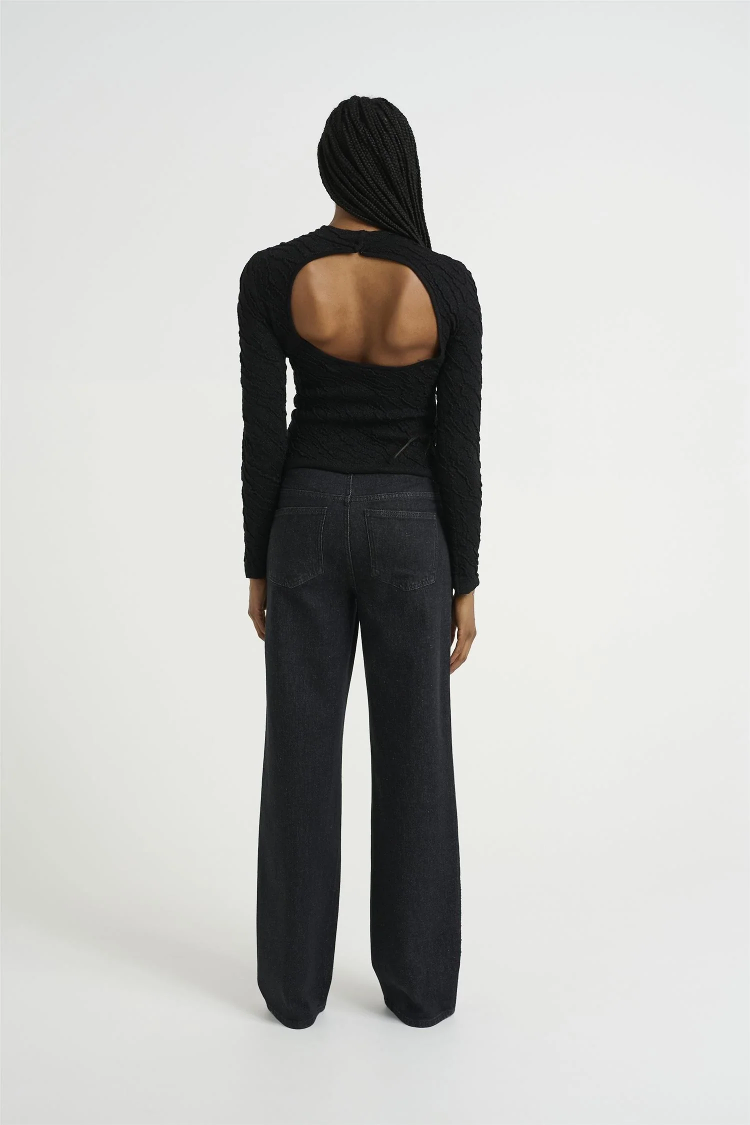 ZorahGZ MW jeans  Dark Black Wash - Image 4
