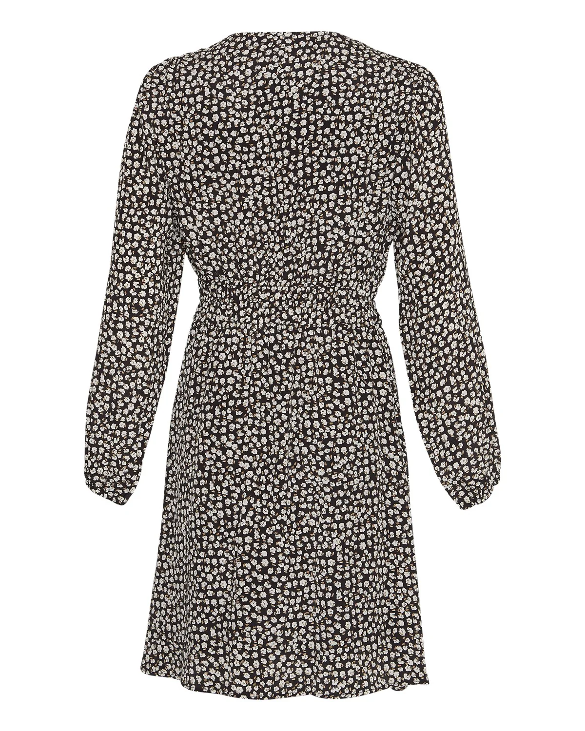 MSCHZeida Rhian Short Dress Aop  Black Flower - Image 2