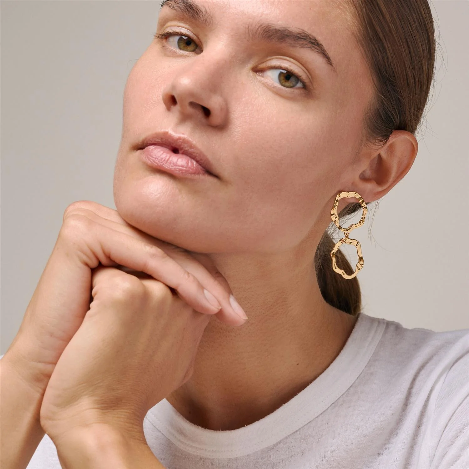 Earring, Miriam  925S/Gp - Image 3