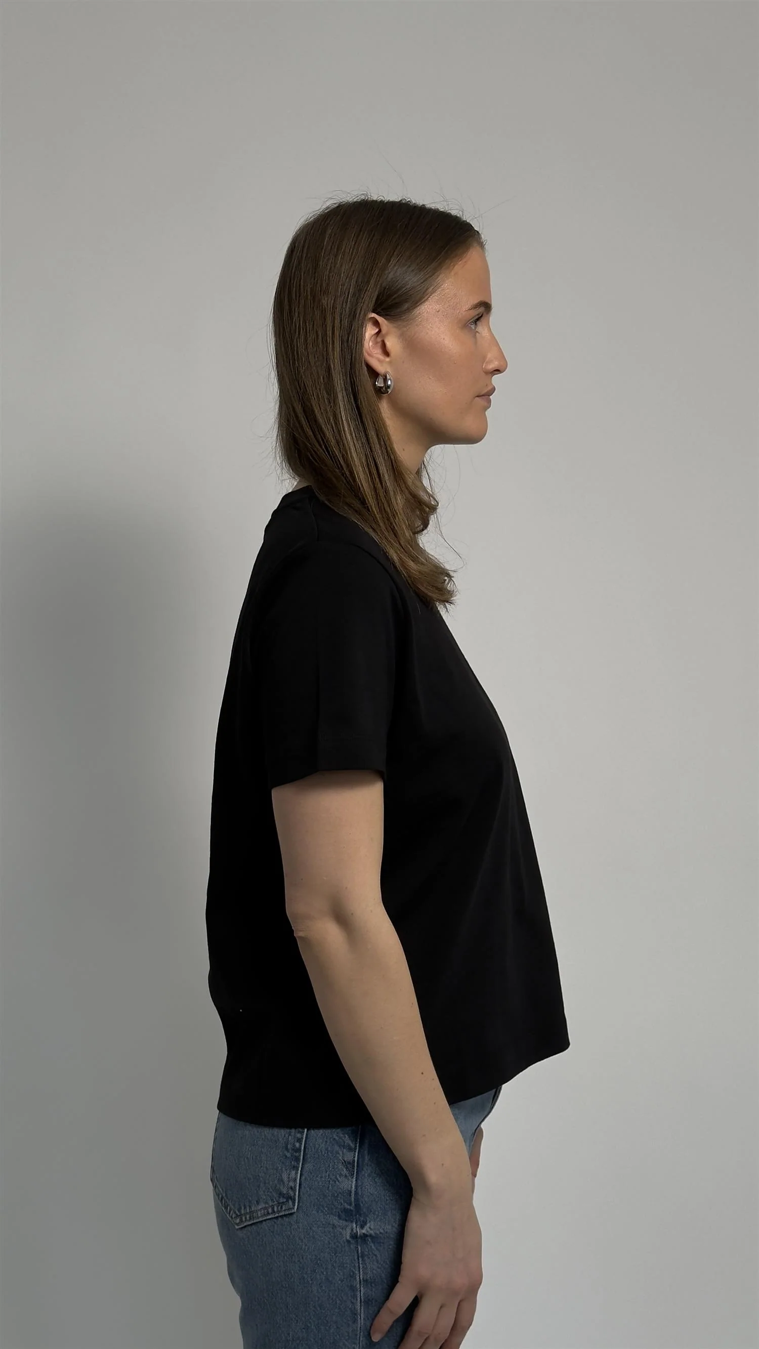 Camino t-shirt ss 6024  Black - Image 3