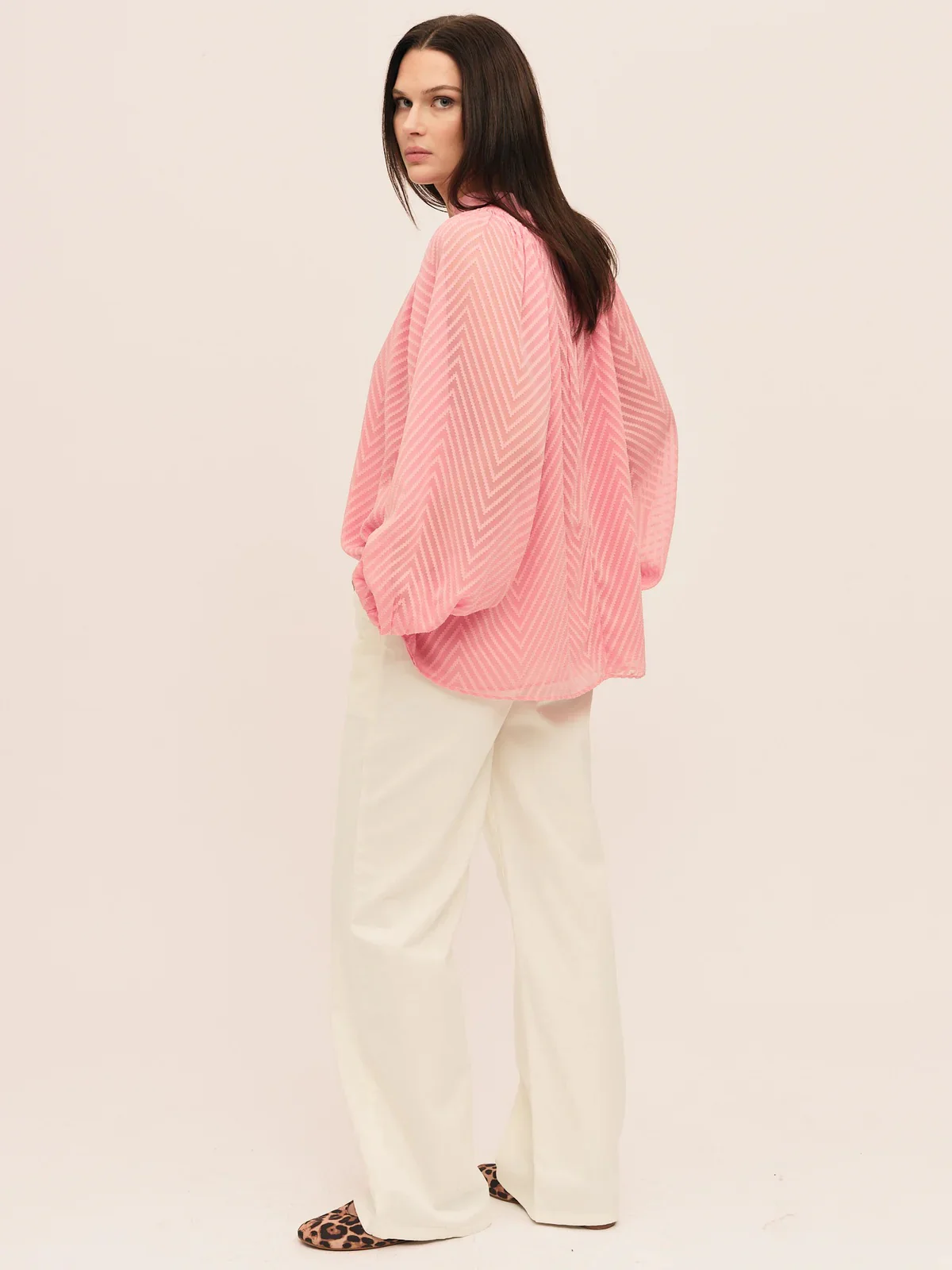 Mimosa Split Blouse  Azela Pink - Image 4