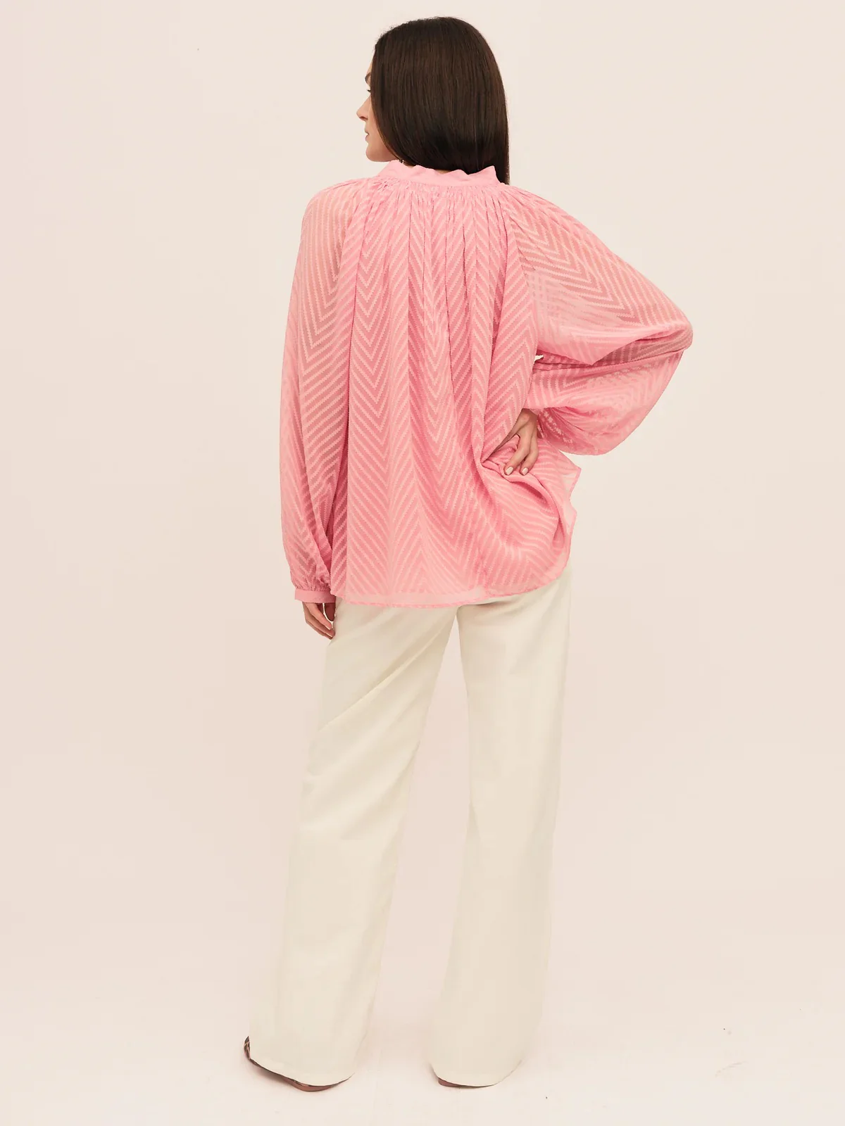 Mimosa Split Blouse  Azela Pink - Image 5