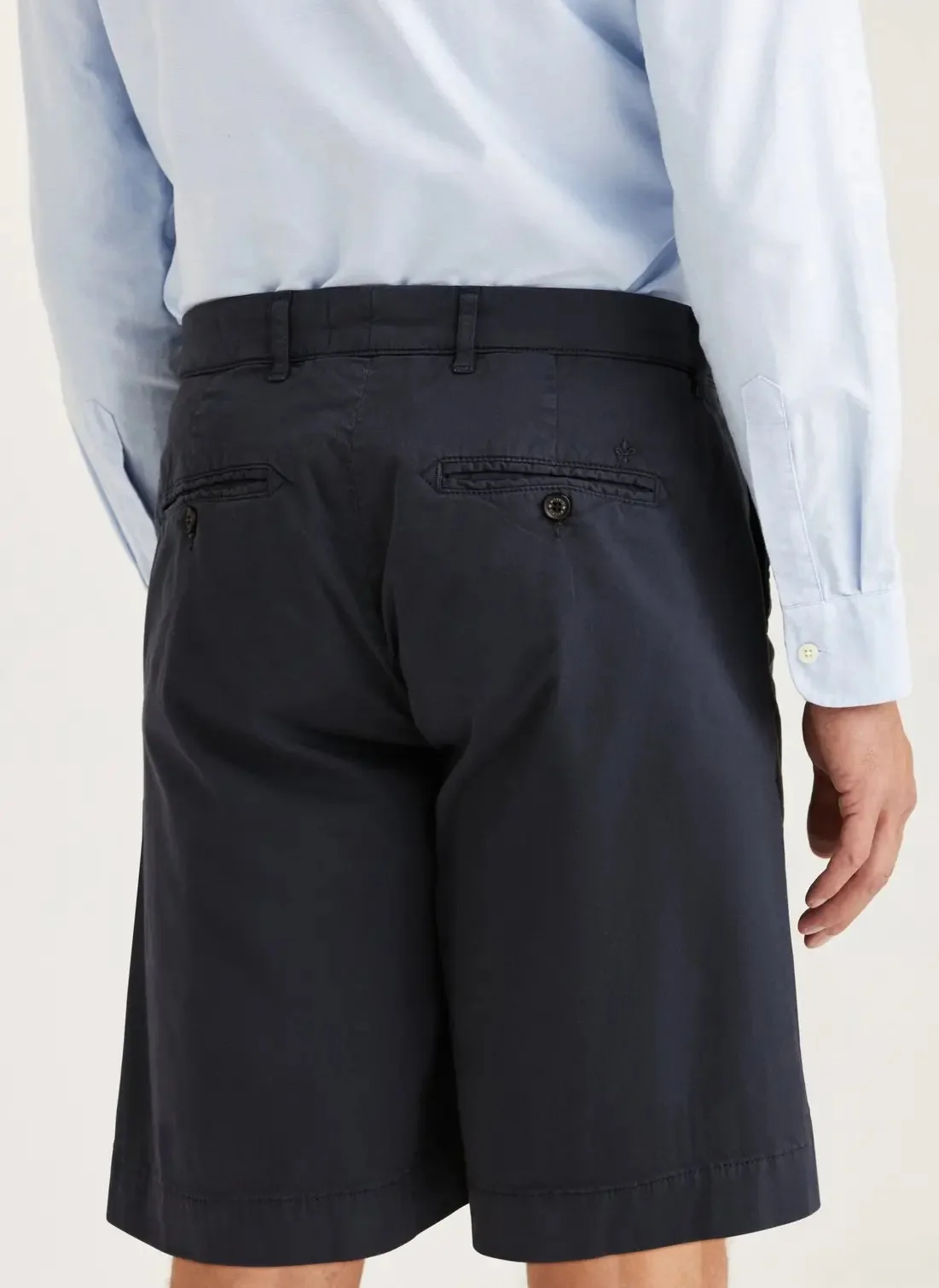 Jeffrey Summer Chino Shorts 10"  Blue - Image 2