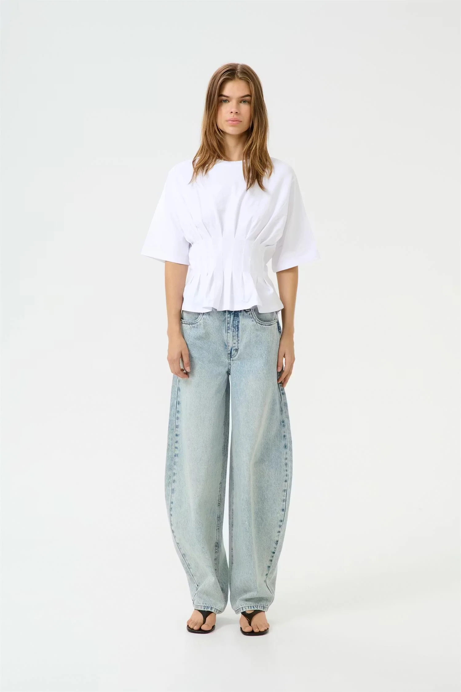 Inez tee  Bright White - Image 3