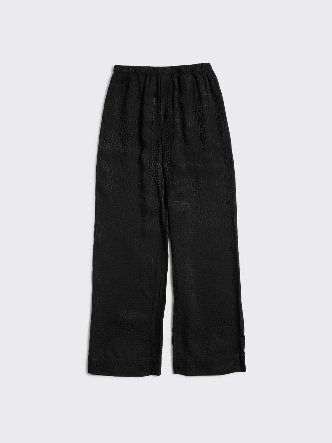 Luka Monogram Trouser  Black - Image 3