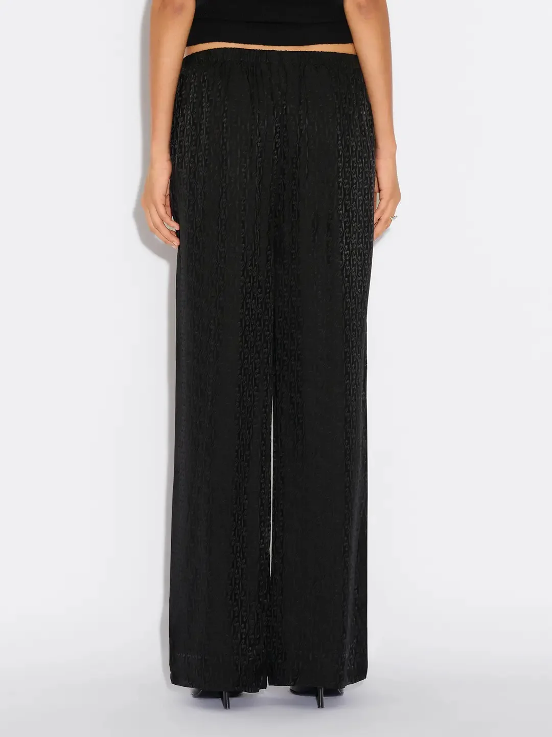 Luka Monogram Trouser  Black - Image 5