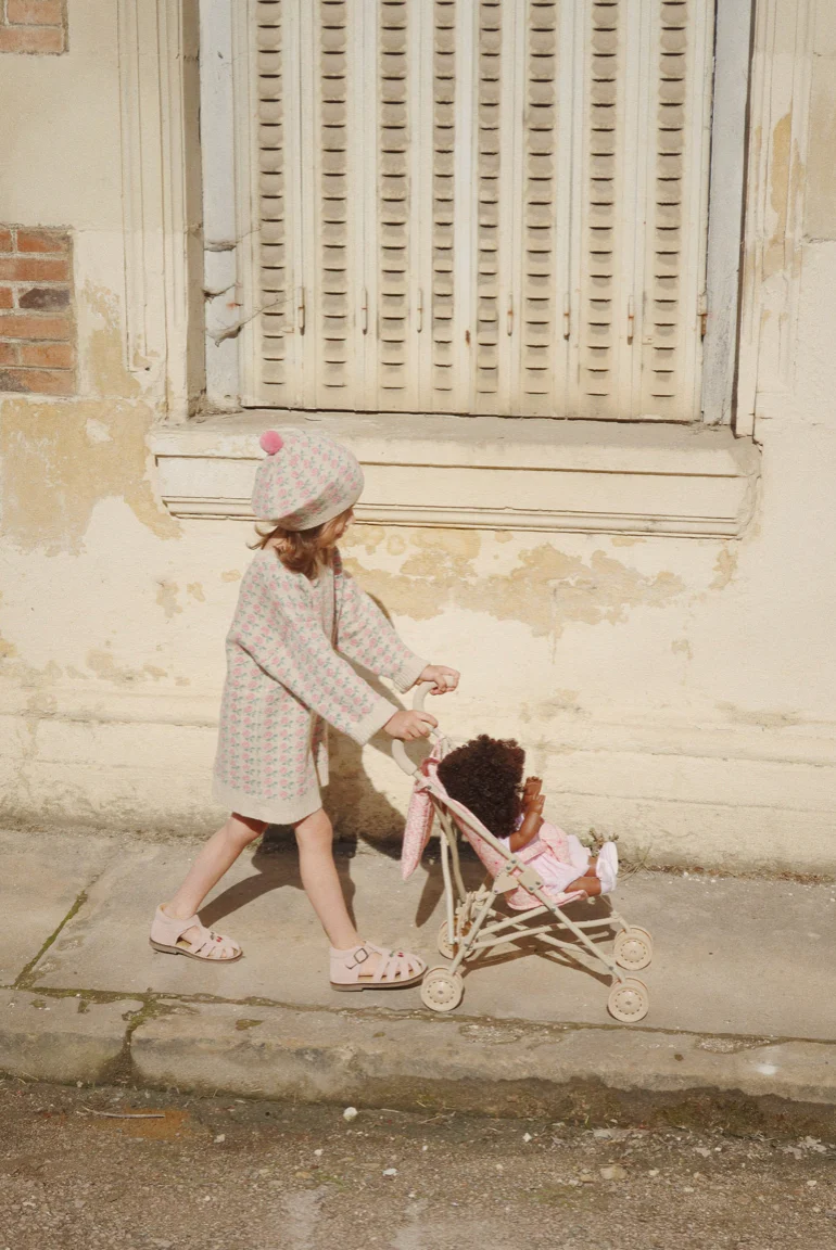 DOLL STROLLER Lacy Pink - Image 2