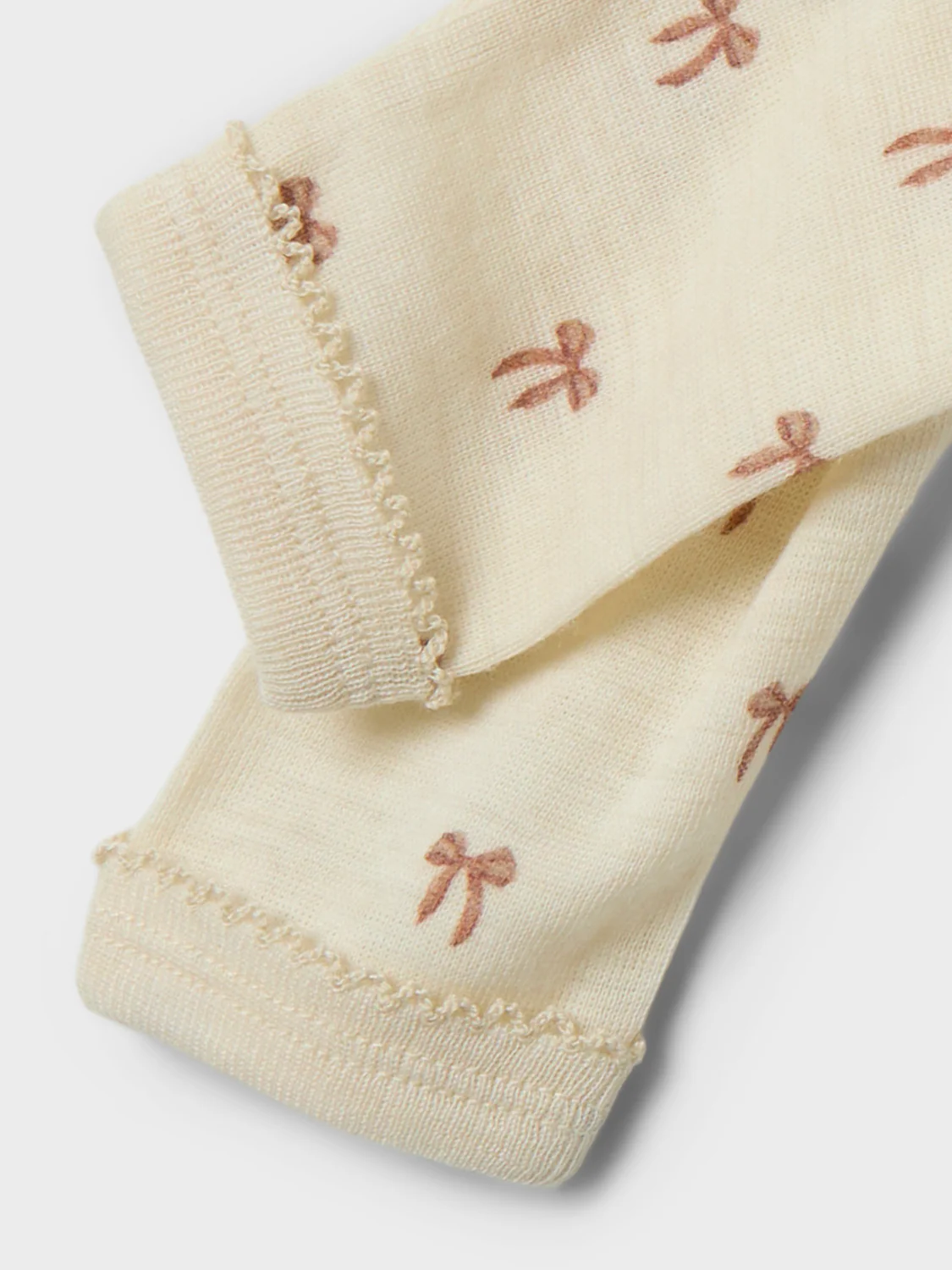 NBFNALU WO/MO SLIM LEGGING LIL NOOS Offwhite - Image 4