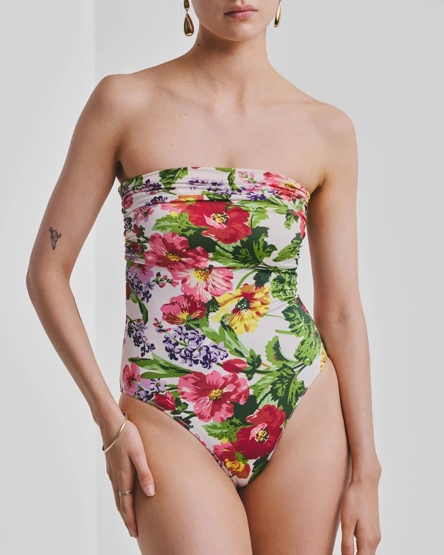 Bandeau Swimsuit  Daylight Bloom - Image 6