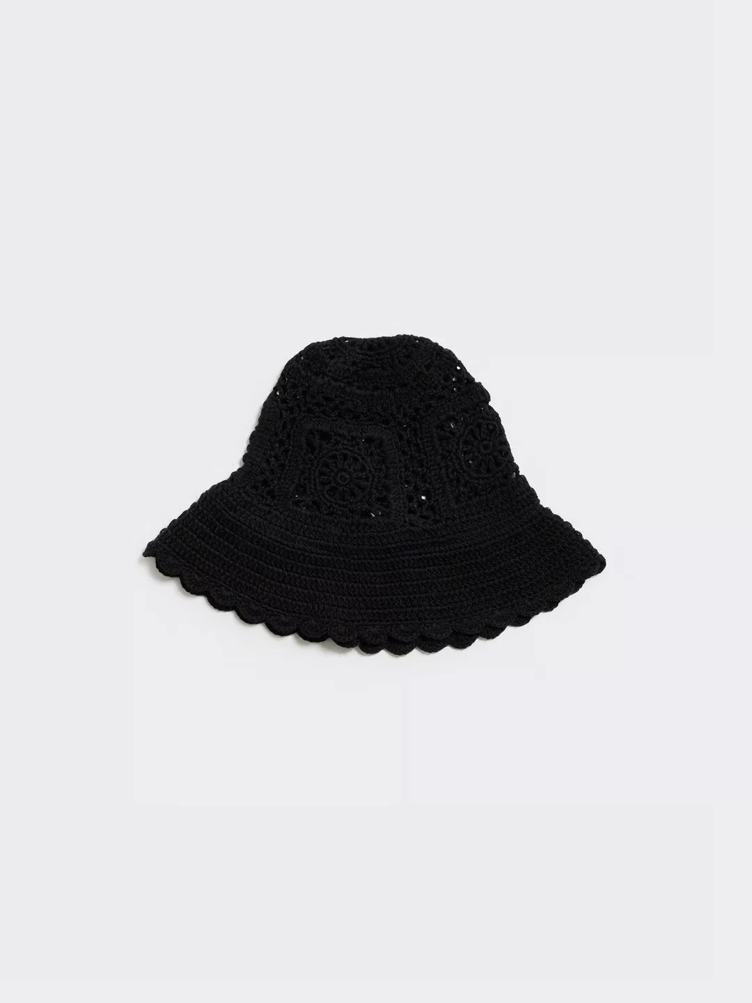 Rosie Crochet Hat  Black - Image 2