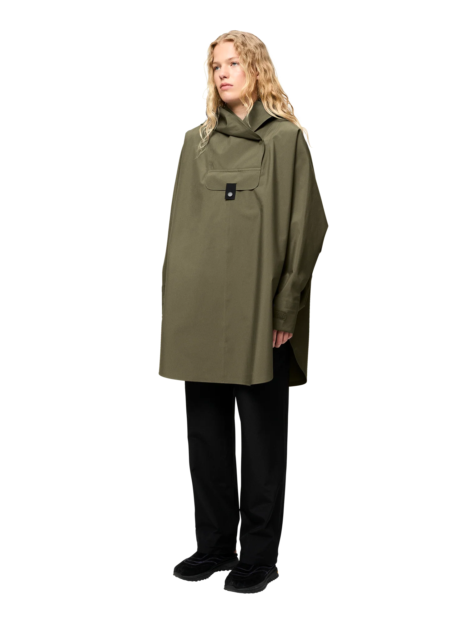Bergen poncho  Grape Leaf - Image 2