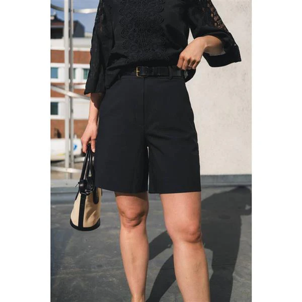 LauraFV Midi Shorts 285  Black