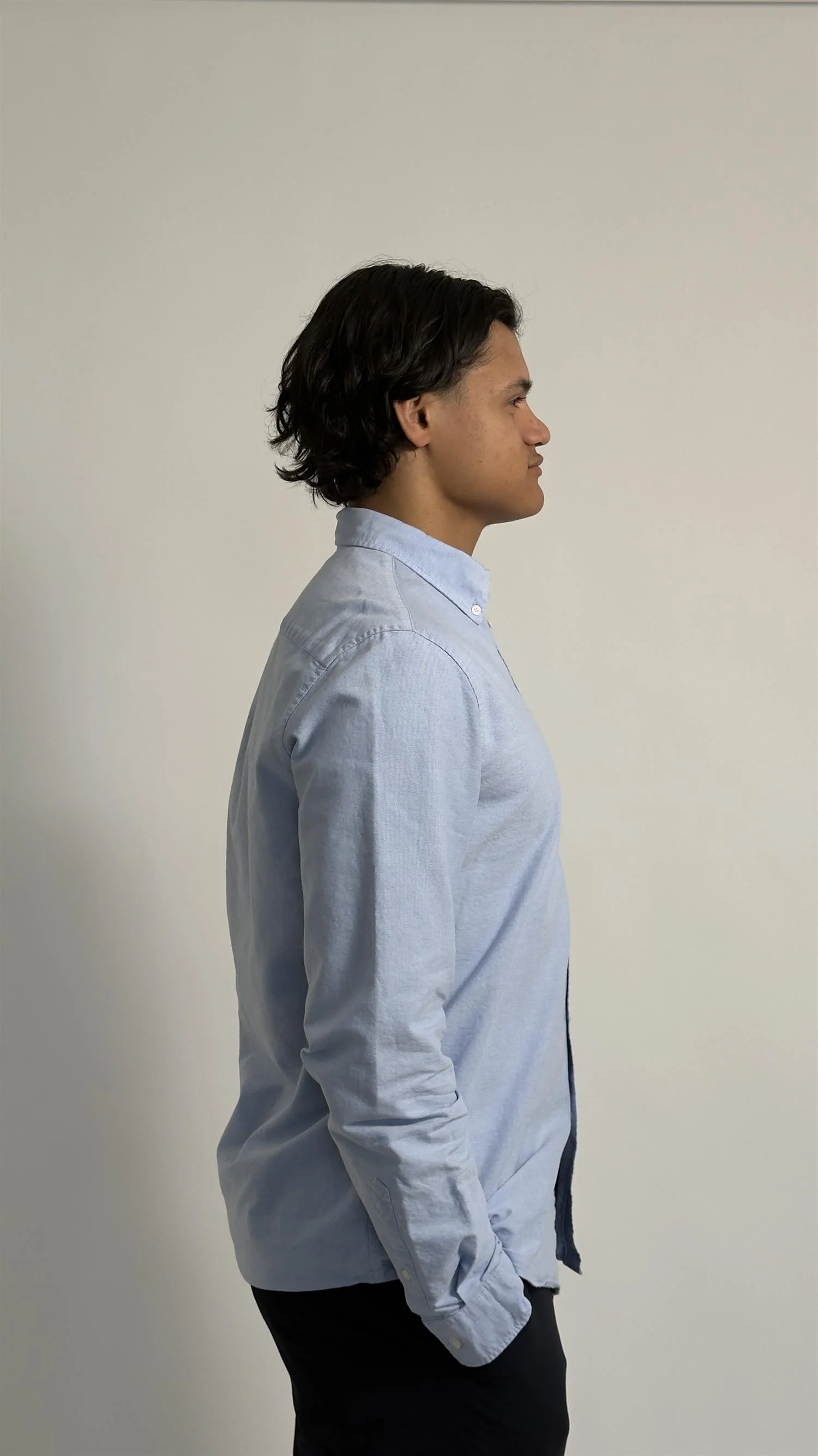 Saliam BX shirt 15095  Oxford Blue - Image 3