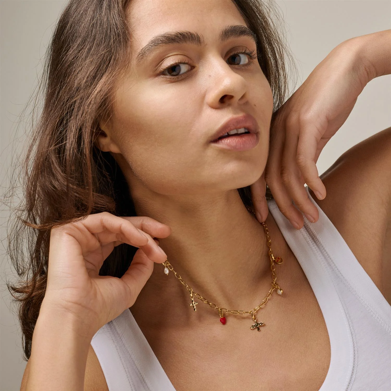 Charm, Golden Cross 925S/Gp - Image 3