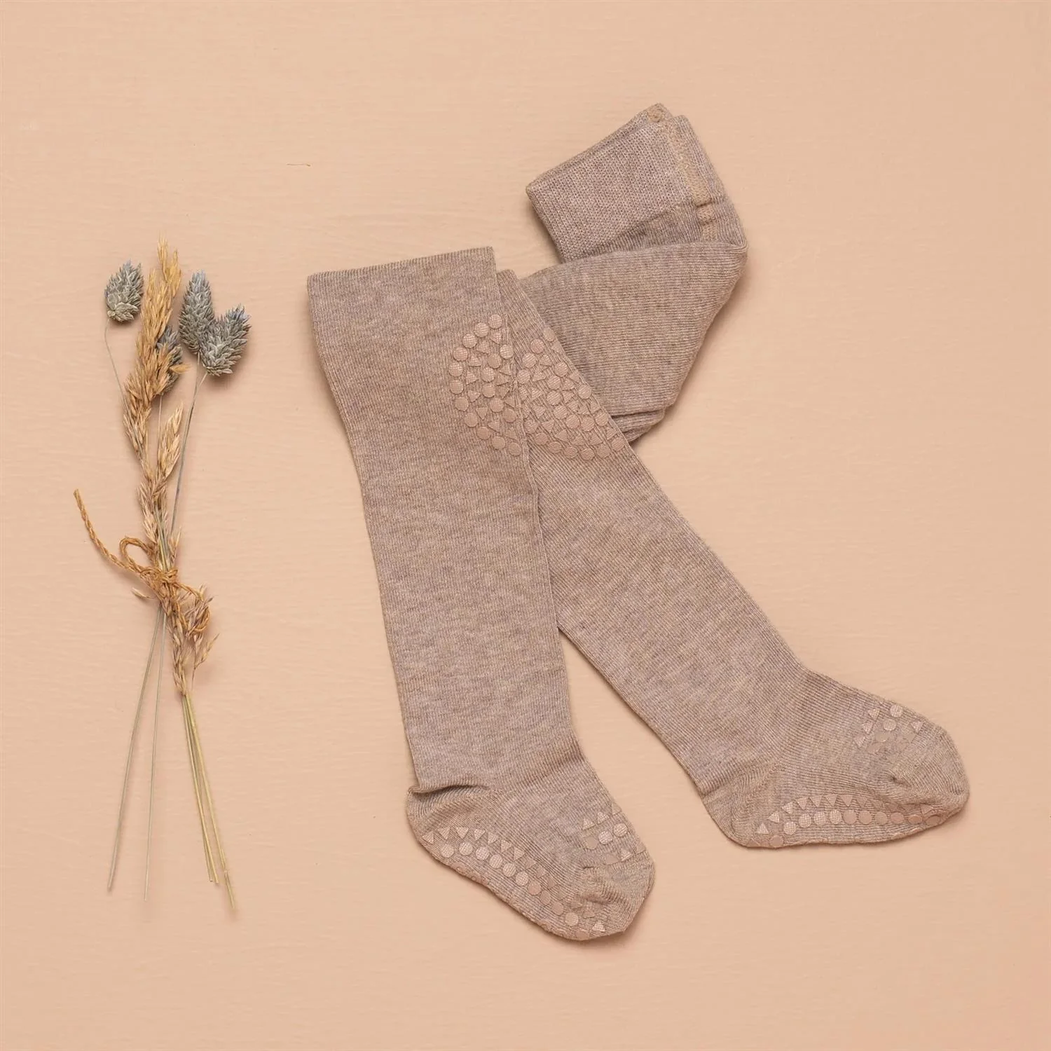 Crawling Tights - Merino Wool  Sand - Image 2