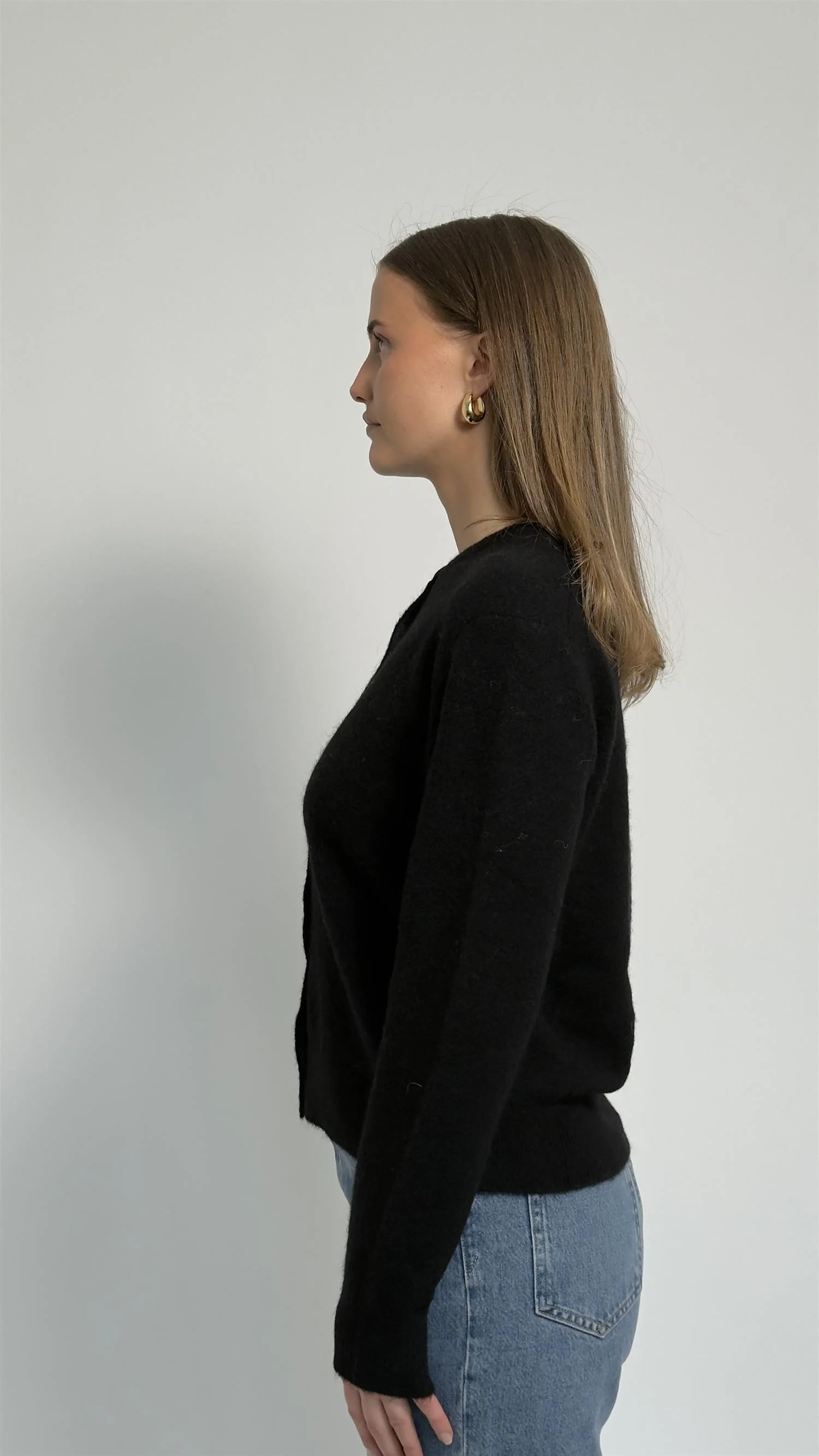 Nor short cardigan 7355  Black - Image 5
