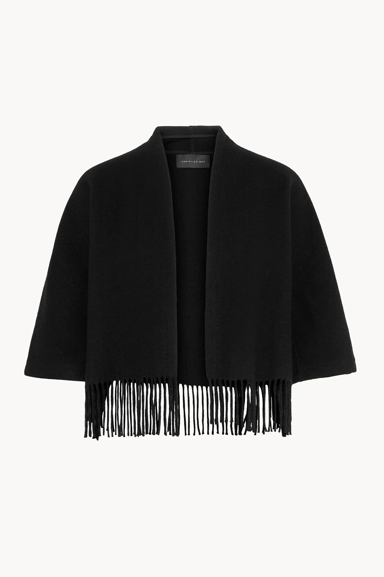 KEYLA LAMBSWOOL JACKET  Black - Image 2