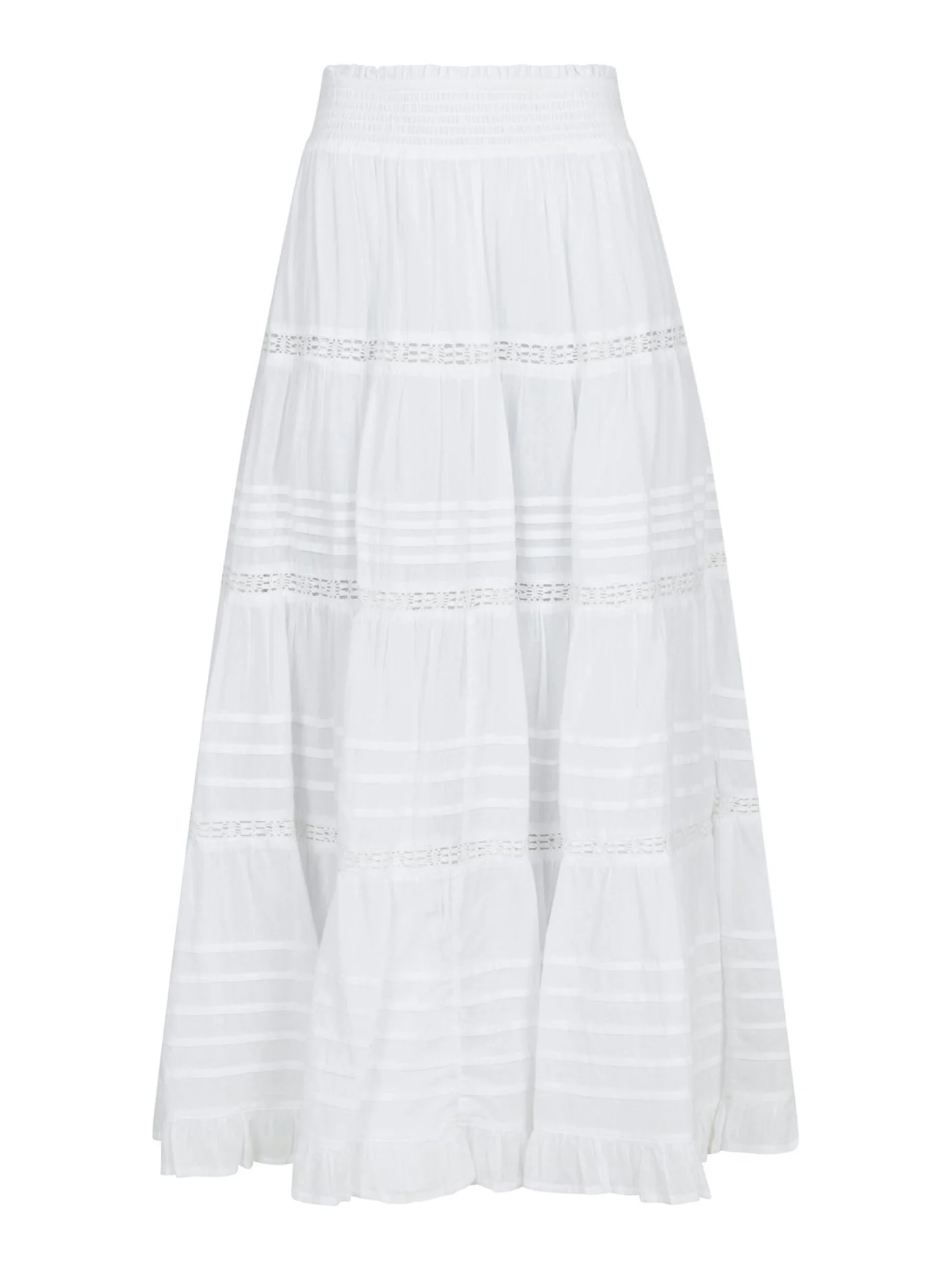 Felicia S Voile Skirt  White - Image 5