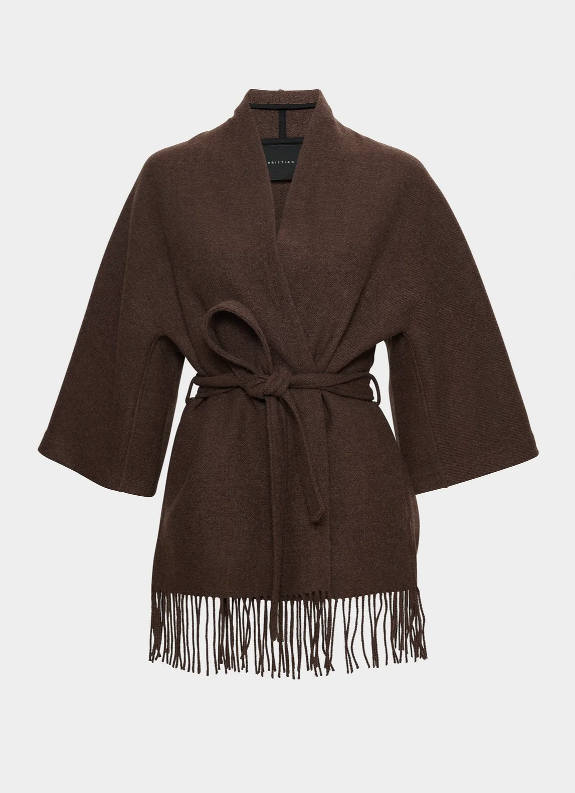 Akila Lambswool Jacket  Brown - Image 2