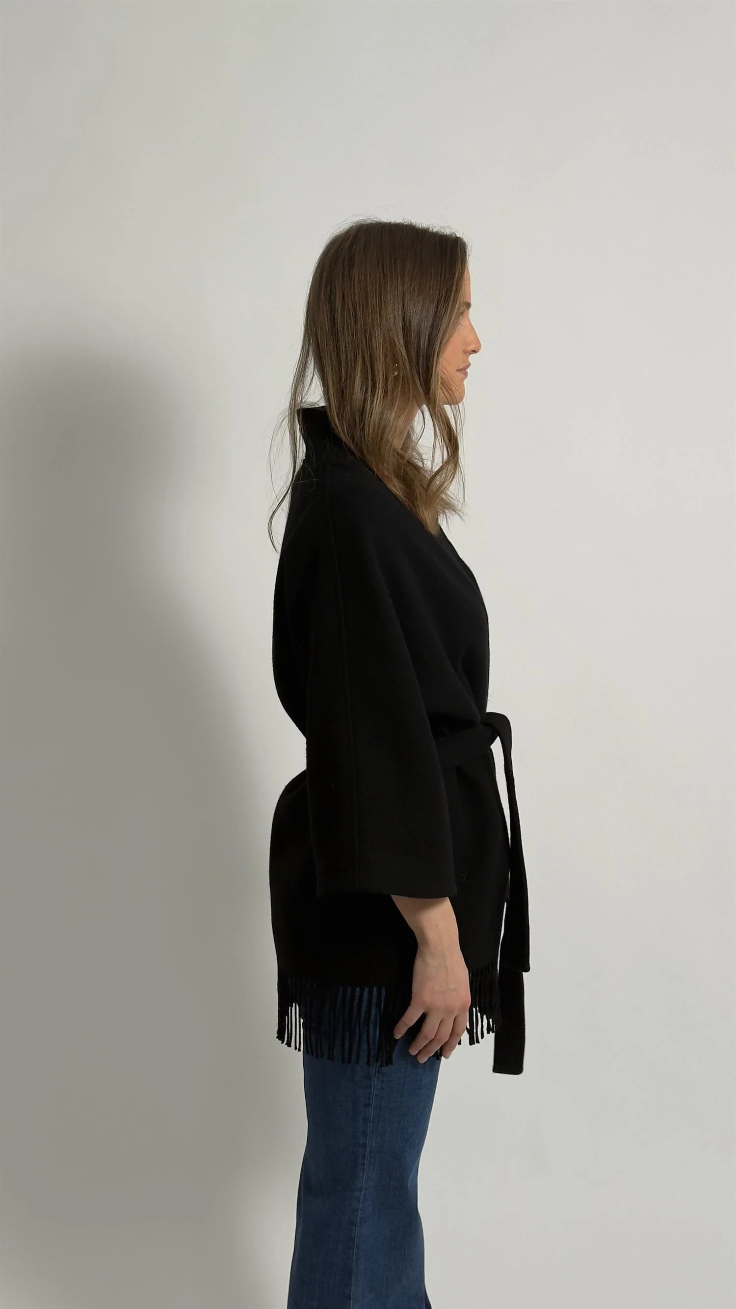 Akila Lambswool Jacket  Black - Image 3