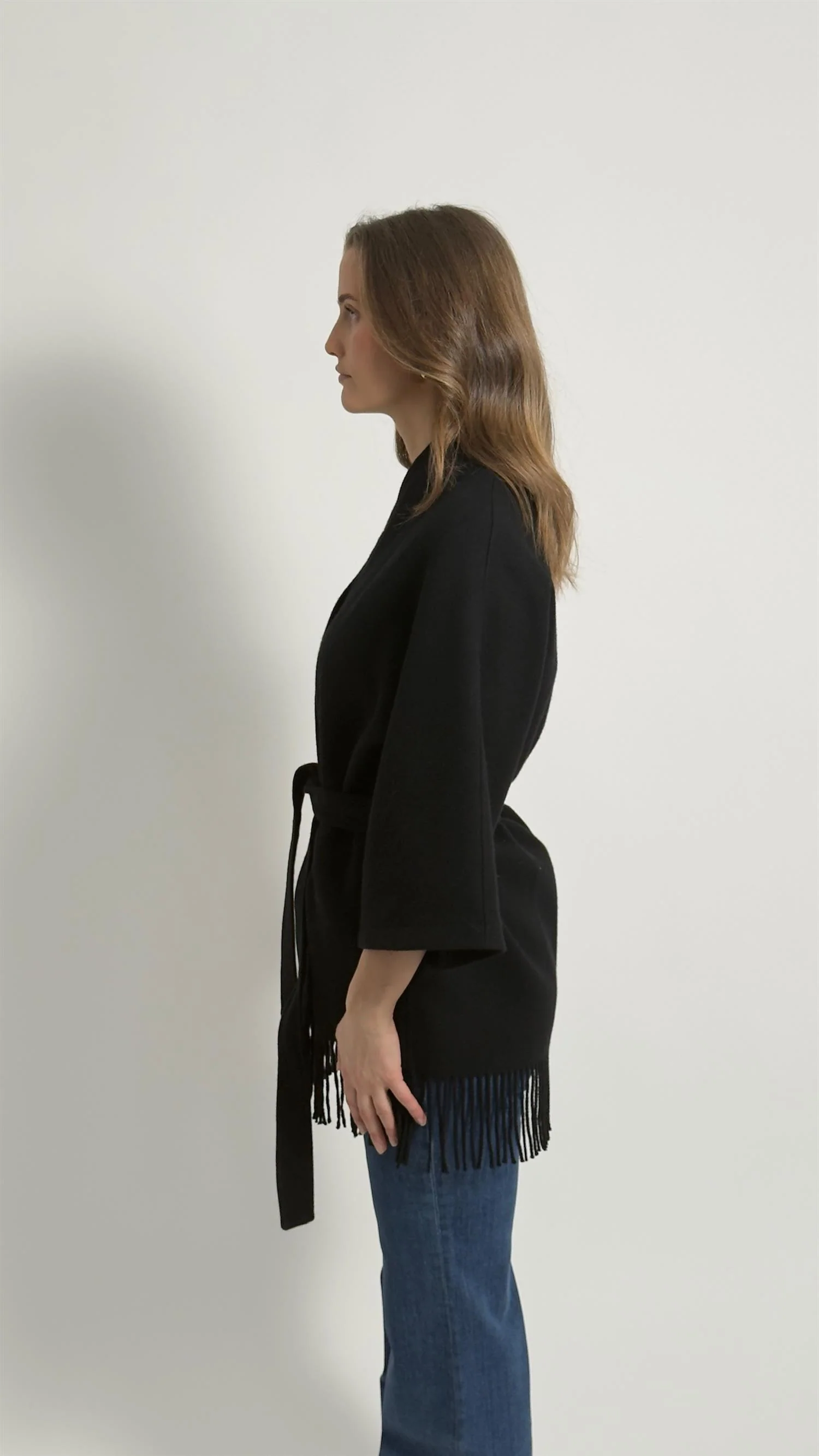 Akila Lambswool Jacket  Black - Image 5