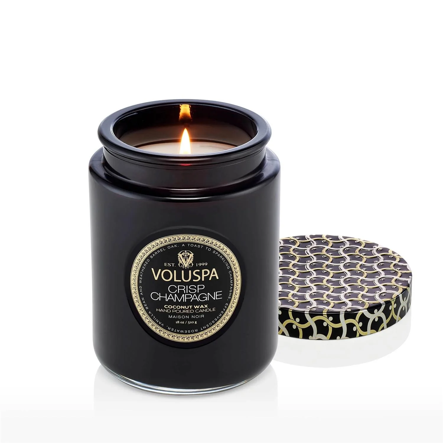 LARGE JAR CANDLE 100 TIM Crisp Champagne - Image 2