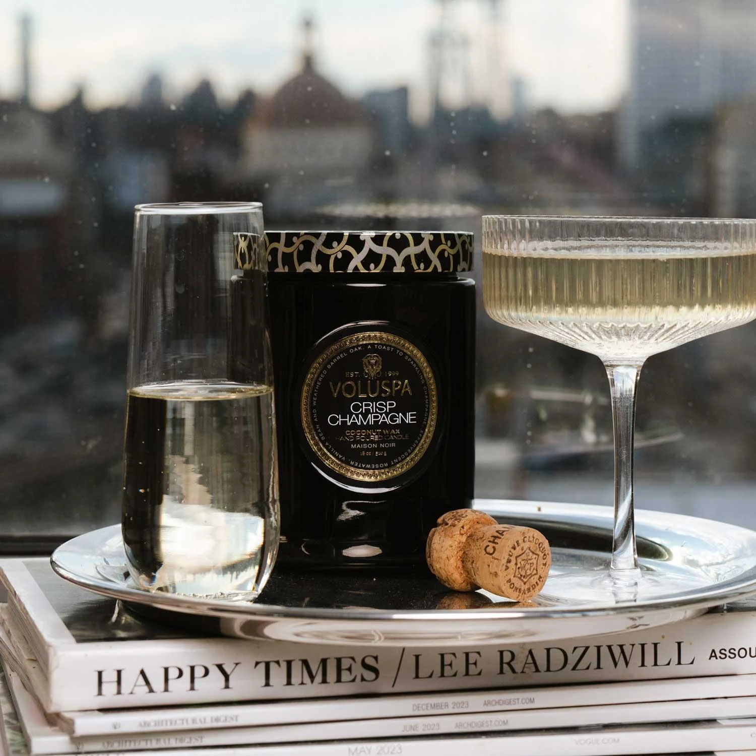 LARGE JAR CANDLE 100 TIM Crisp Champagne - Image 3