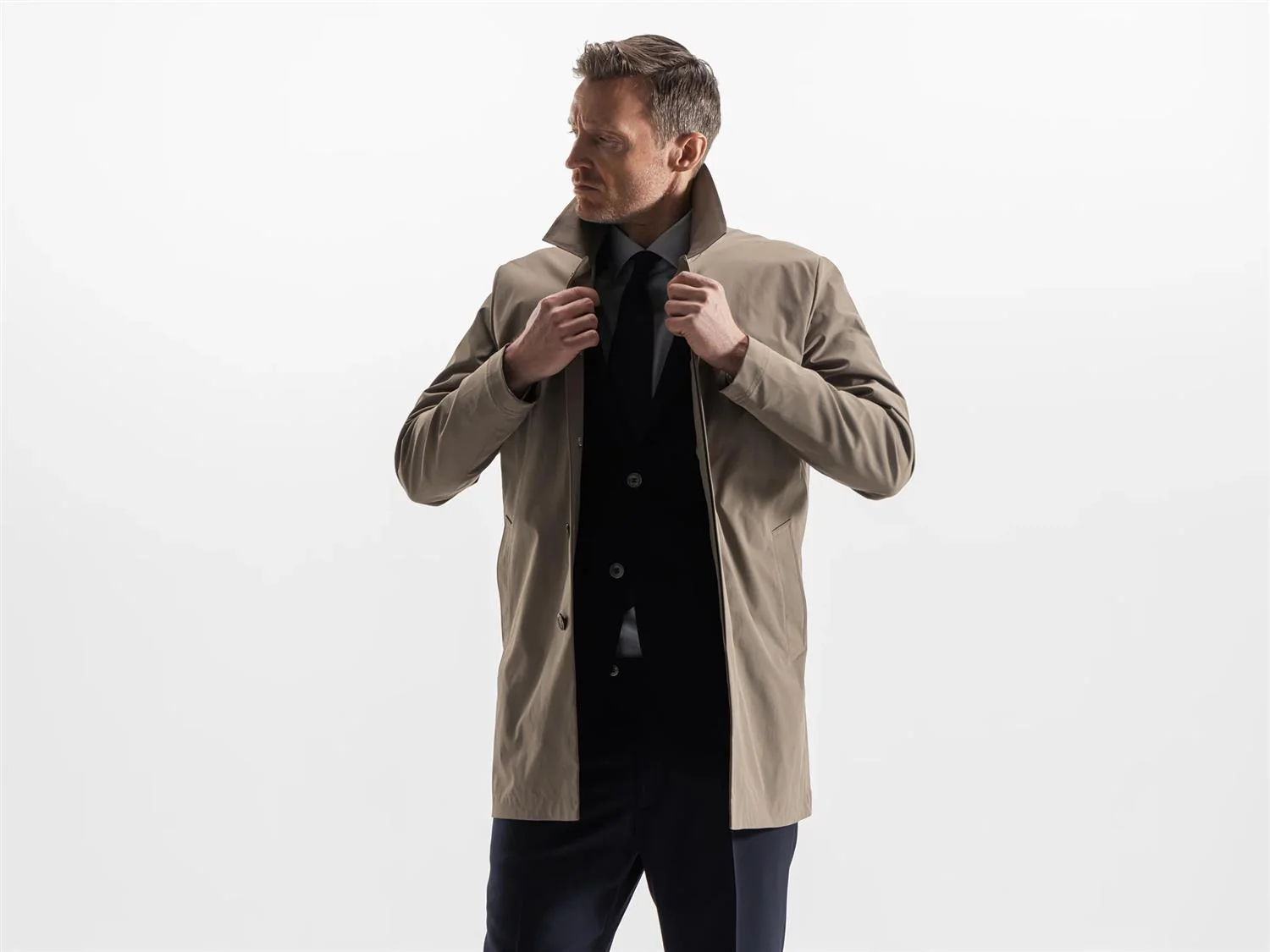 Maestro coat Driftwood - Image 3