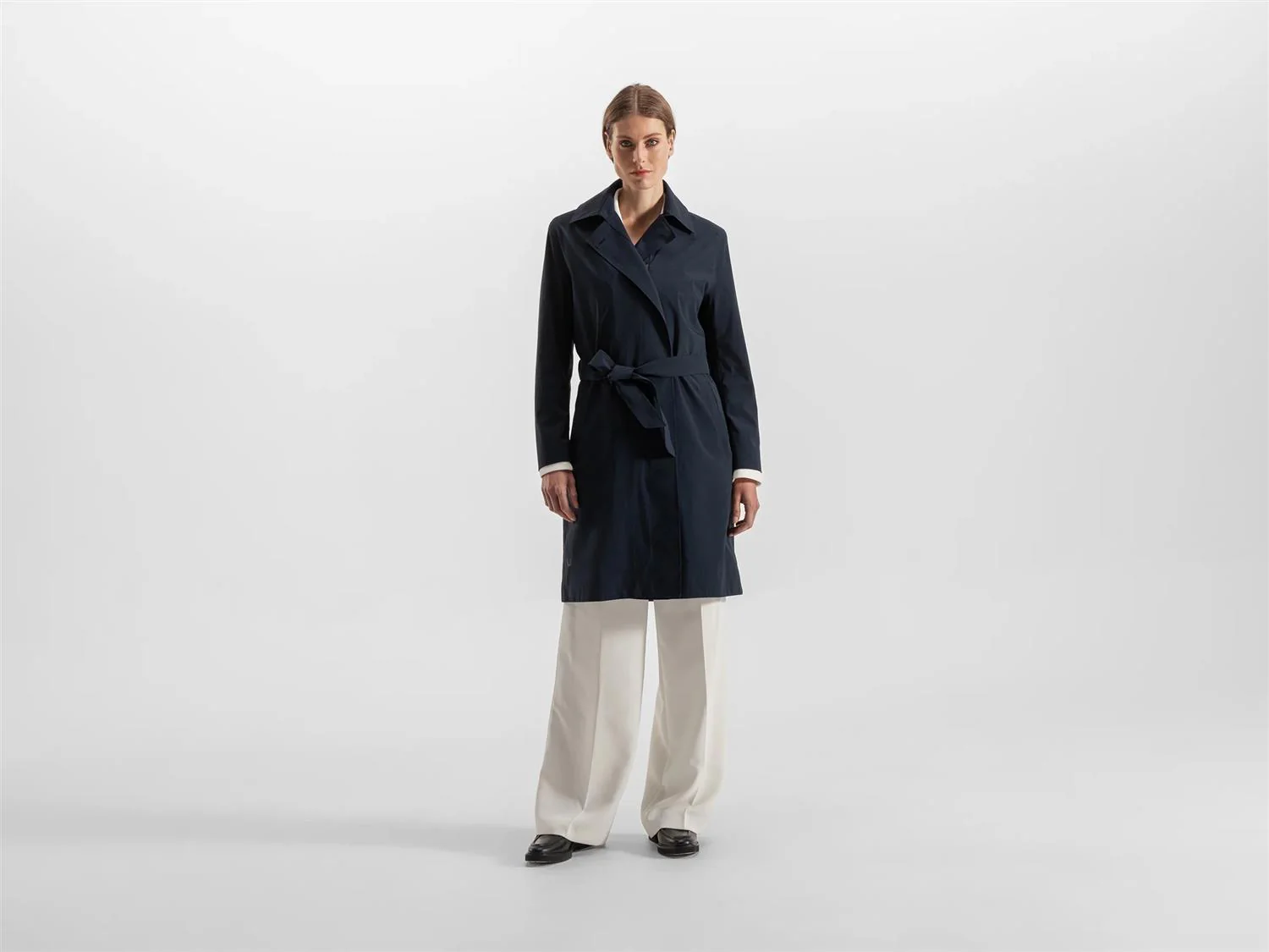 Skylar trench coat  Navy - Image 2