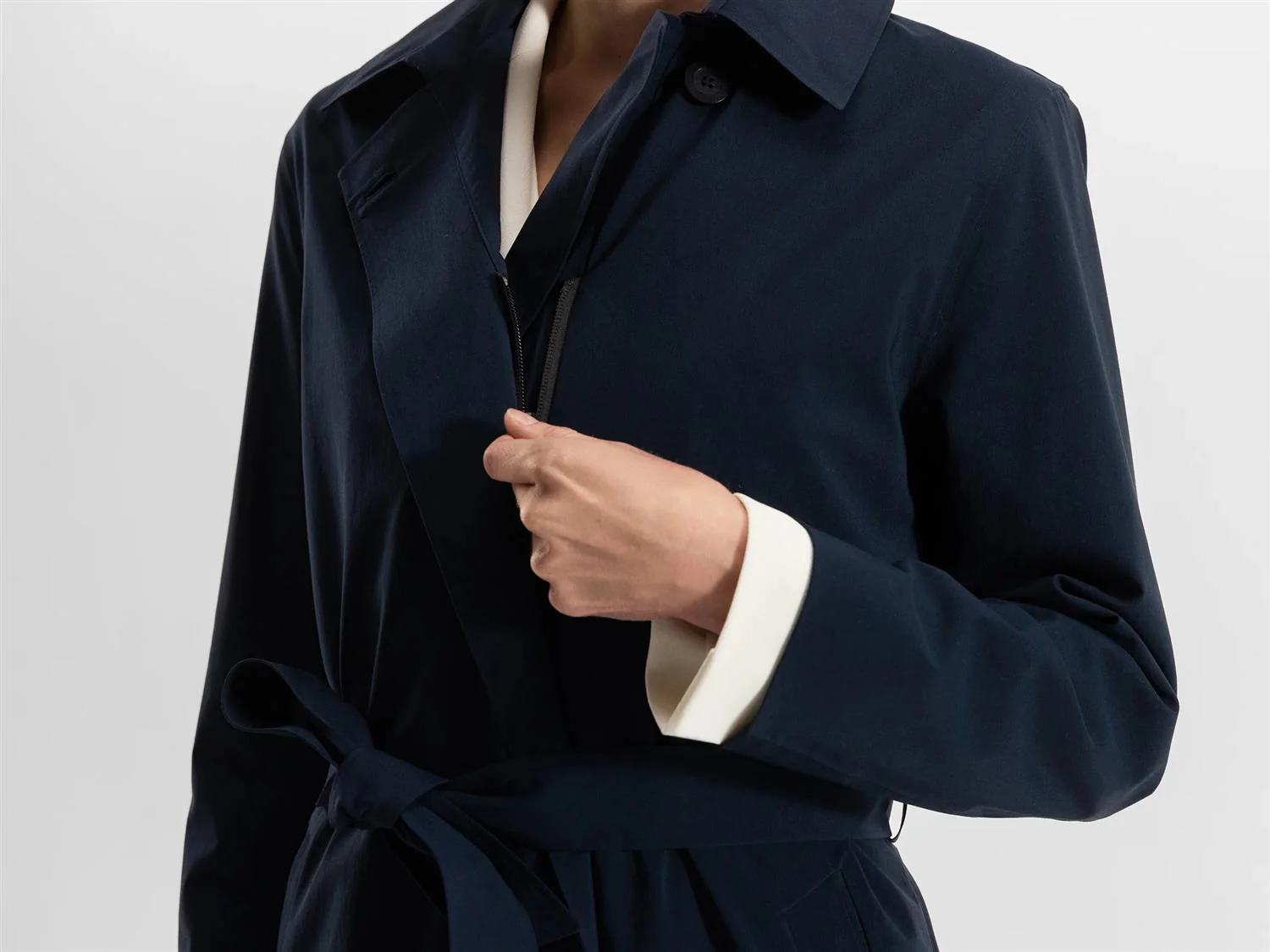 Skylar trench coat  Navy - Image 9