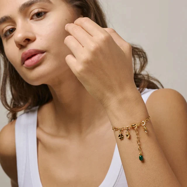 CHARM ELEANOR  Petrol Green - Image 3