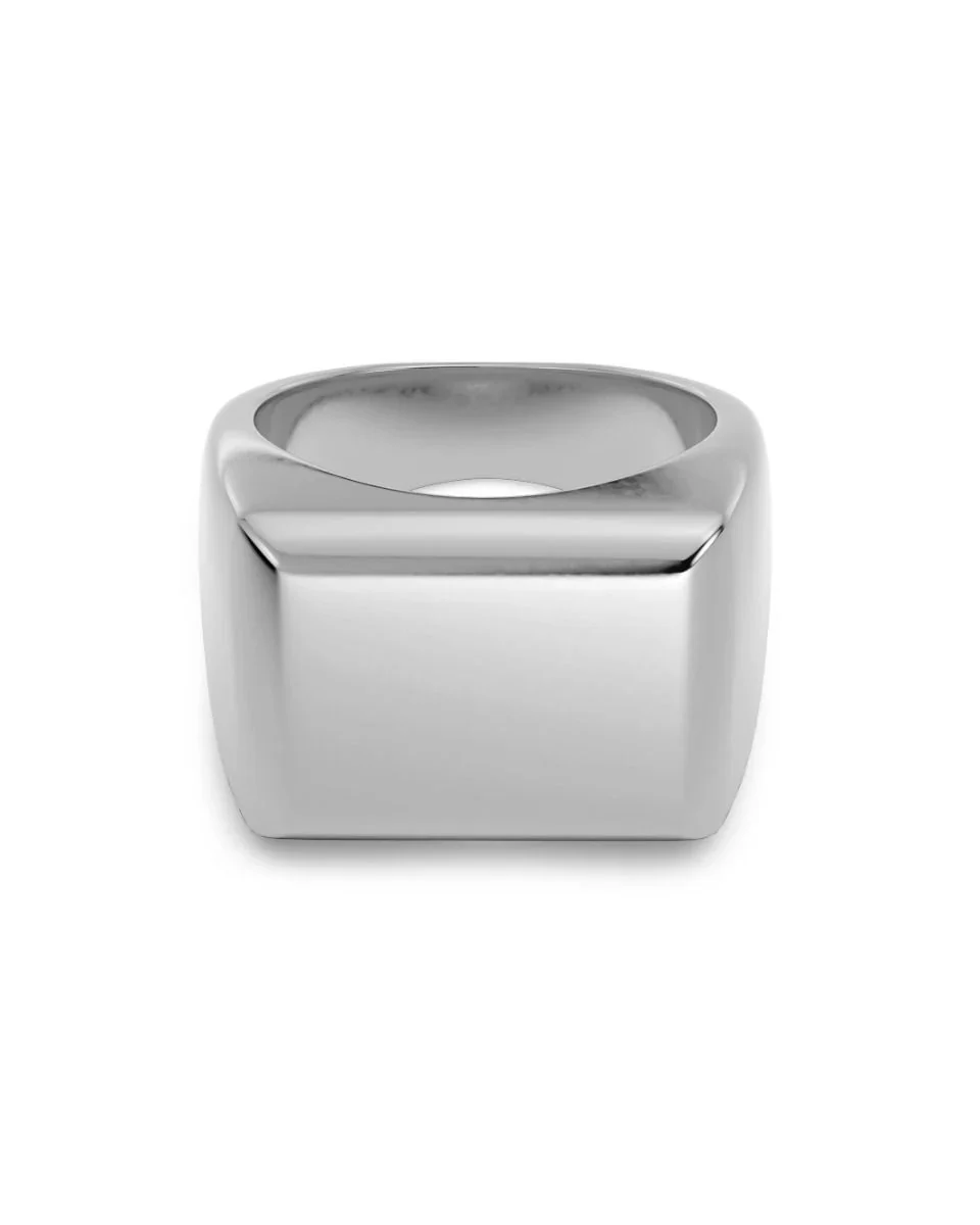 Cole Signet Ring Steel Steel - Image 5