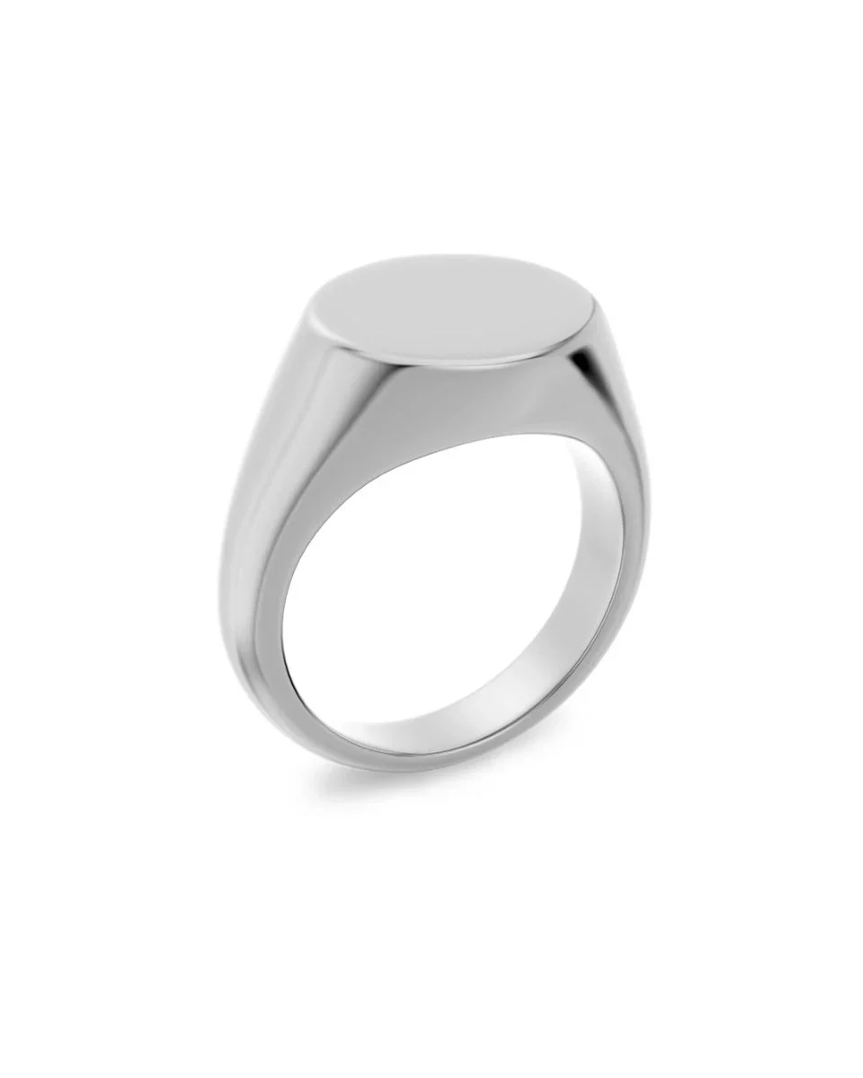 Kim Signet Ring Steel  Steel - Image 2